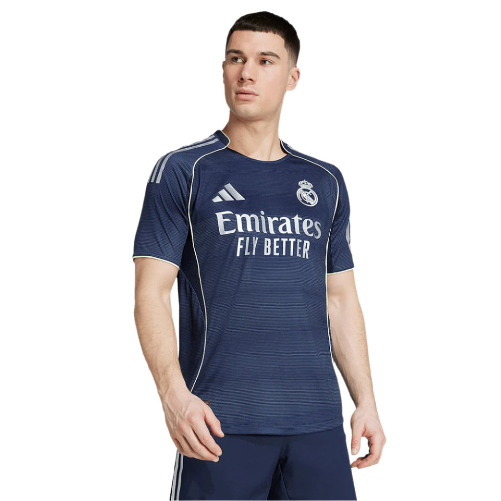 adidas É. Militão Real Madrid 25/26 Away Jersey w/ Champions League Patches (Legend Ink)