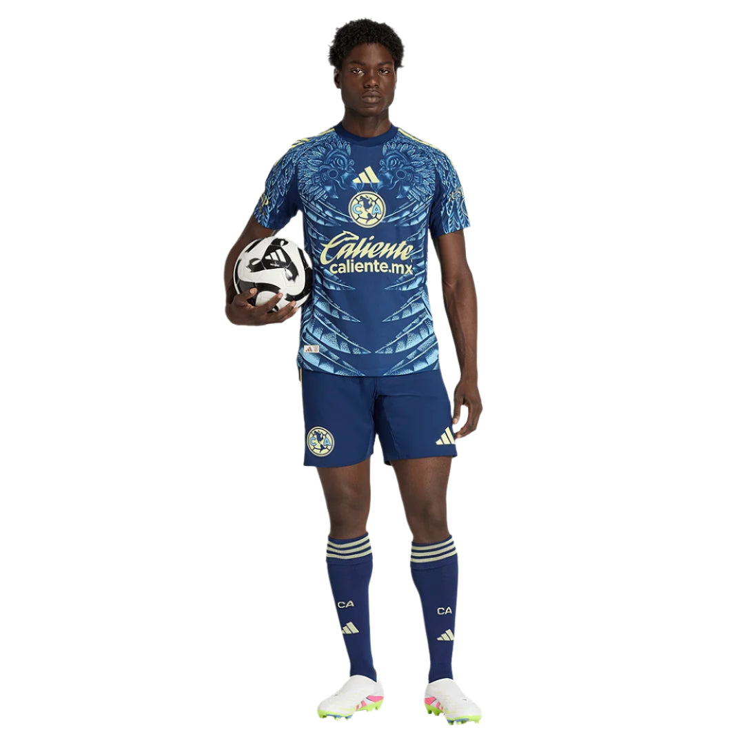 adidas K. Alvarez Men's Club América 25/26 Authentic Away Jersey (Blue)