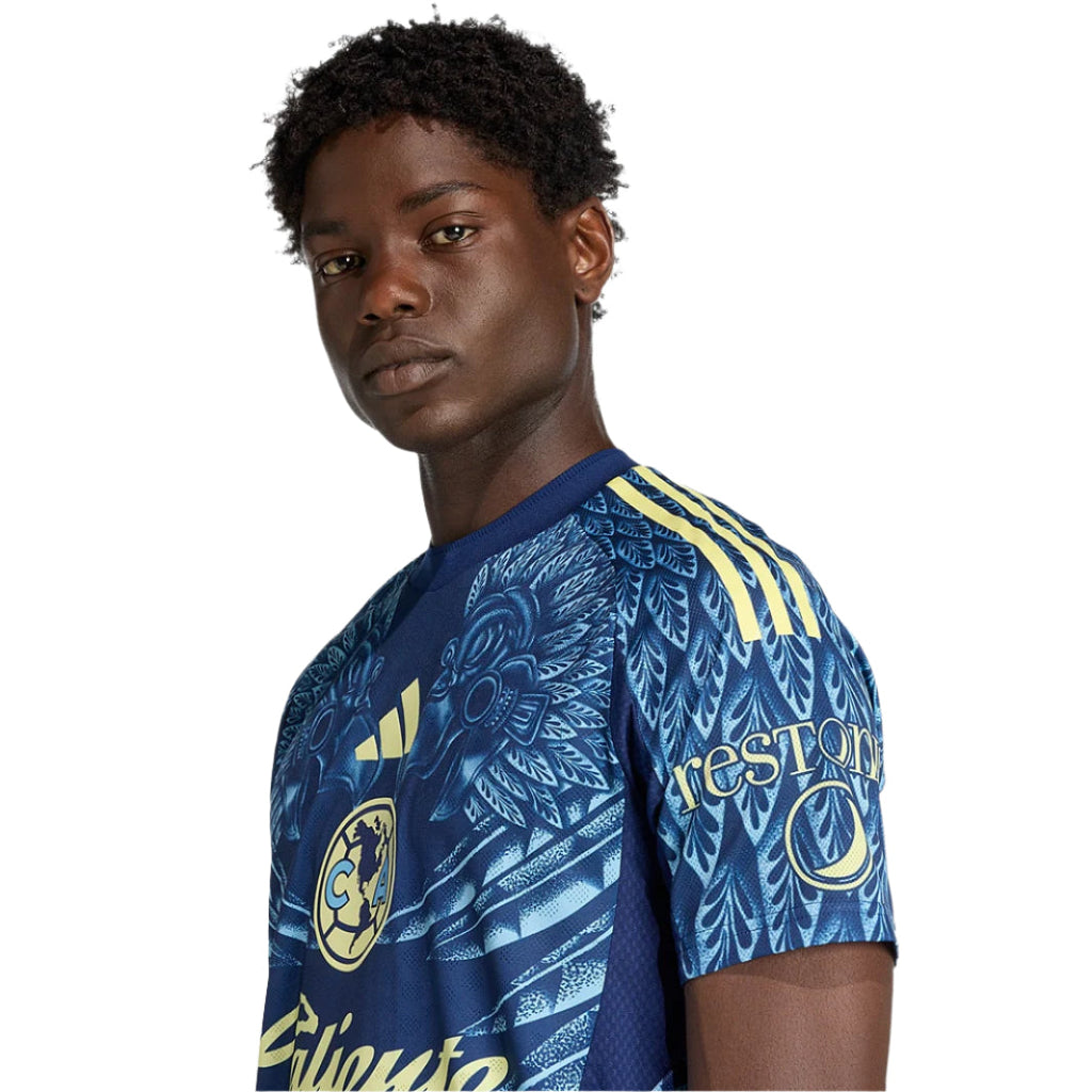 adidas I. Reyes Men's Club América 25/26 Authentic Away Jersey (Blue)