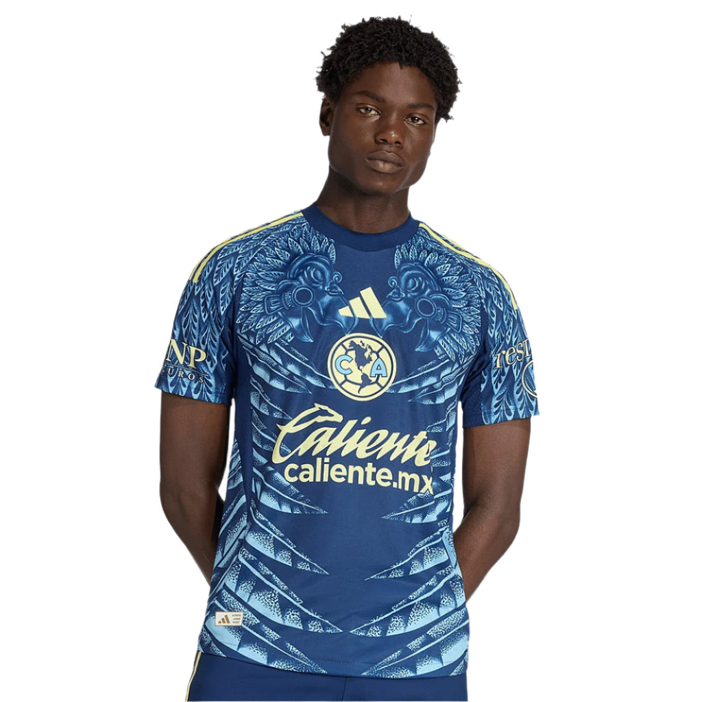 adidas Men's Club América 25/26 Authentic Away Jersey (Blue)