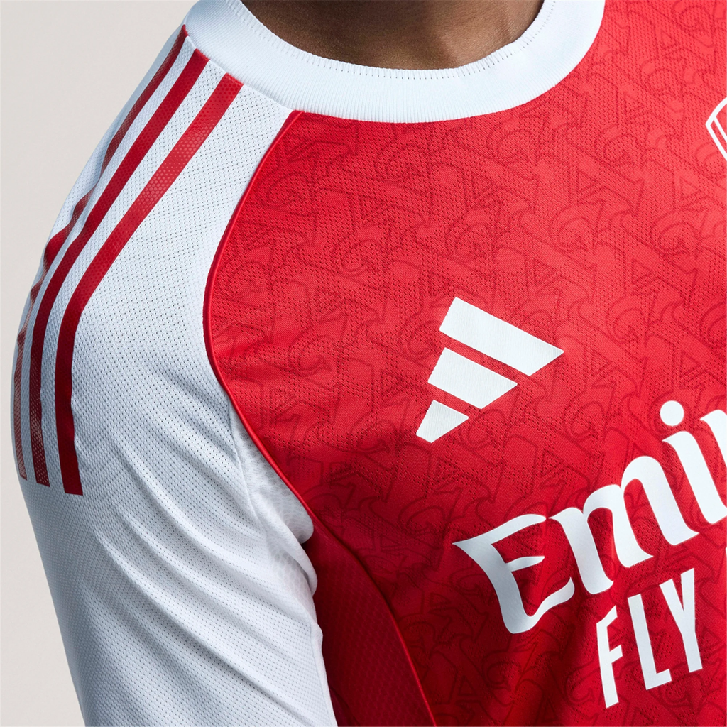 adidas Martin Odegaard Arsenal FC Authentic Home Jersey 25/26 w/ EPL Patch (Better Scarlet/White