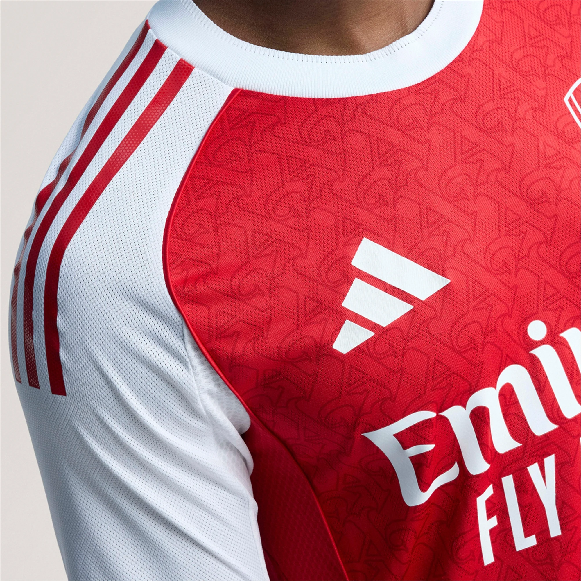 adidas Nuno Tavares Arsenal FC Authentic Home Jersey 25/26 w/ EPL Patch (Better Scarlet/White