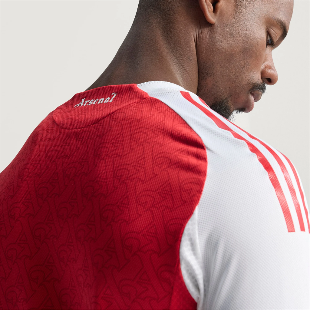 adidas Jorginho Arsenal FC Authentic Home Jersey 25/26 w/ EPL Patch (Better Scarlet/White