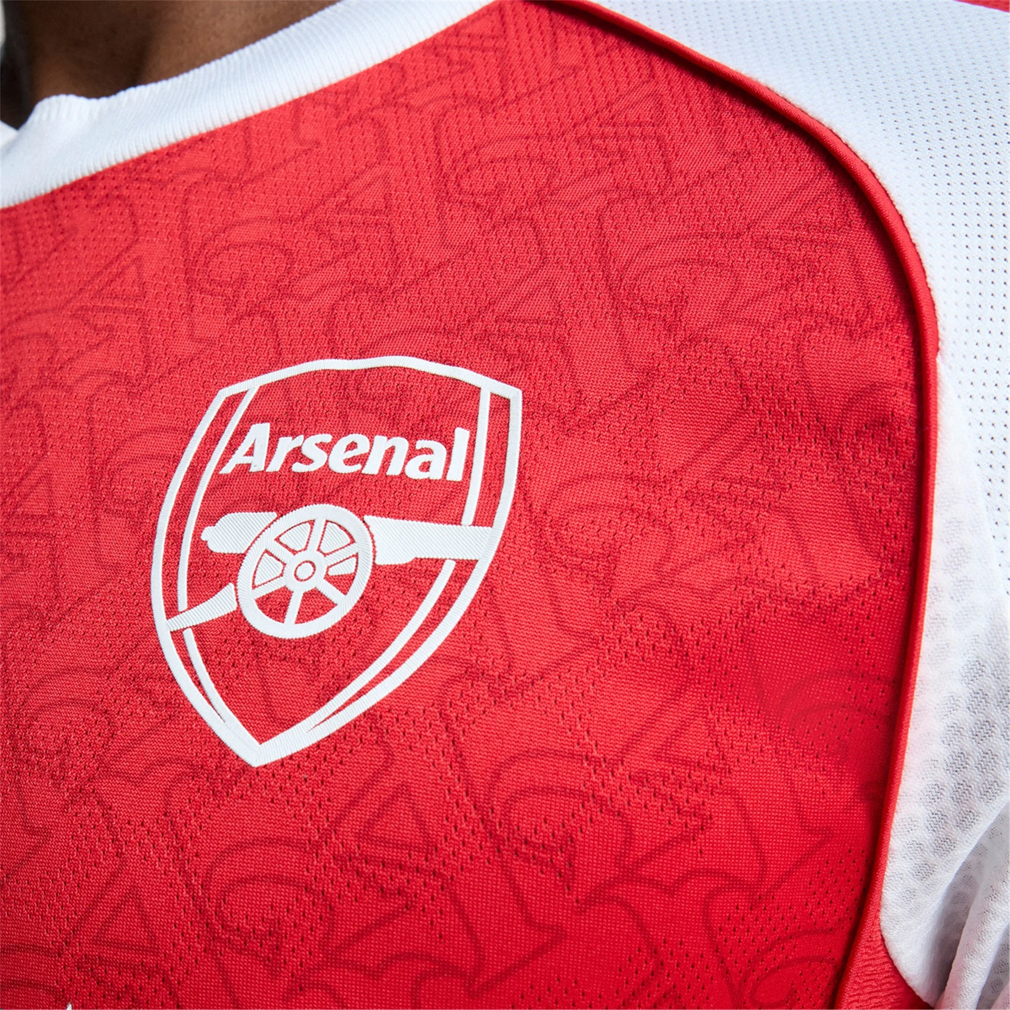 adidas Raheem Sterling Arsenal FC Authentic Home Jersey 25/26 w/ EPL Patch (Better Scarlet/White