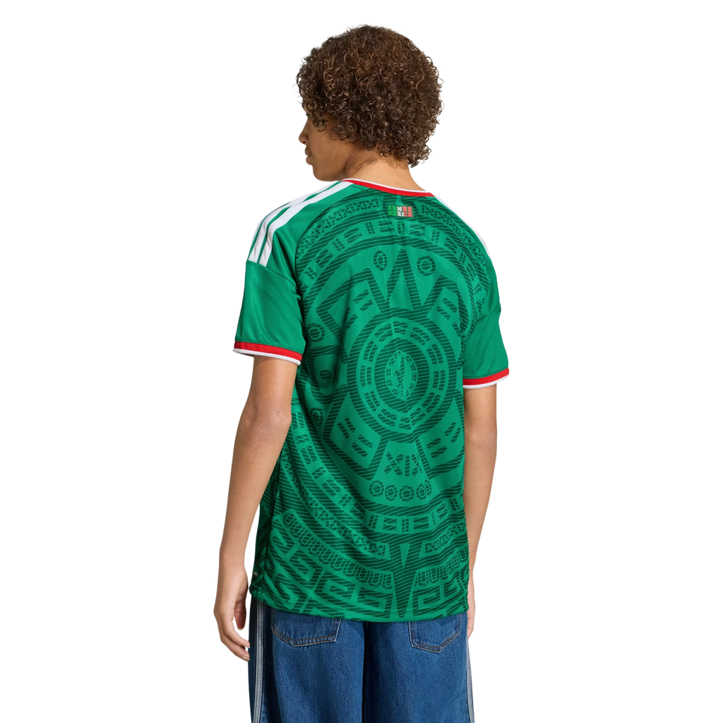 adidas Youth E. Sanchez Mexico 2026 Home World Cup Jersey (Bold Green)