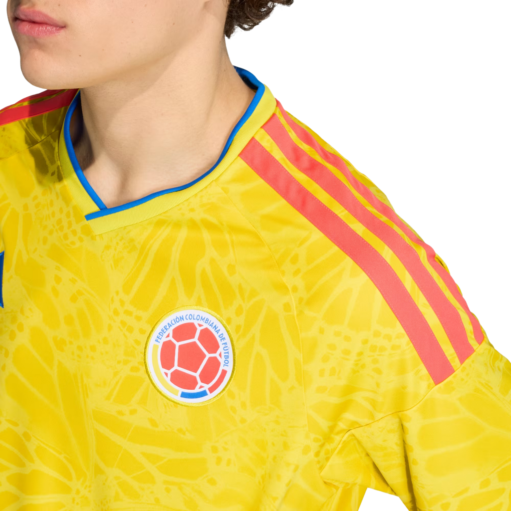 adidas Men's Vargas Colombia 2026 Home Jersey (Impact Yellow)