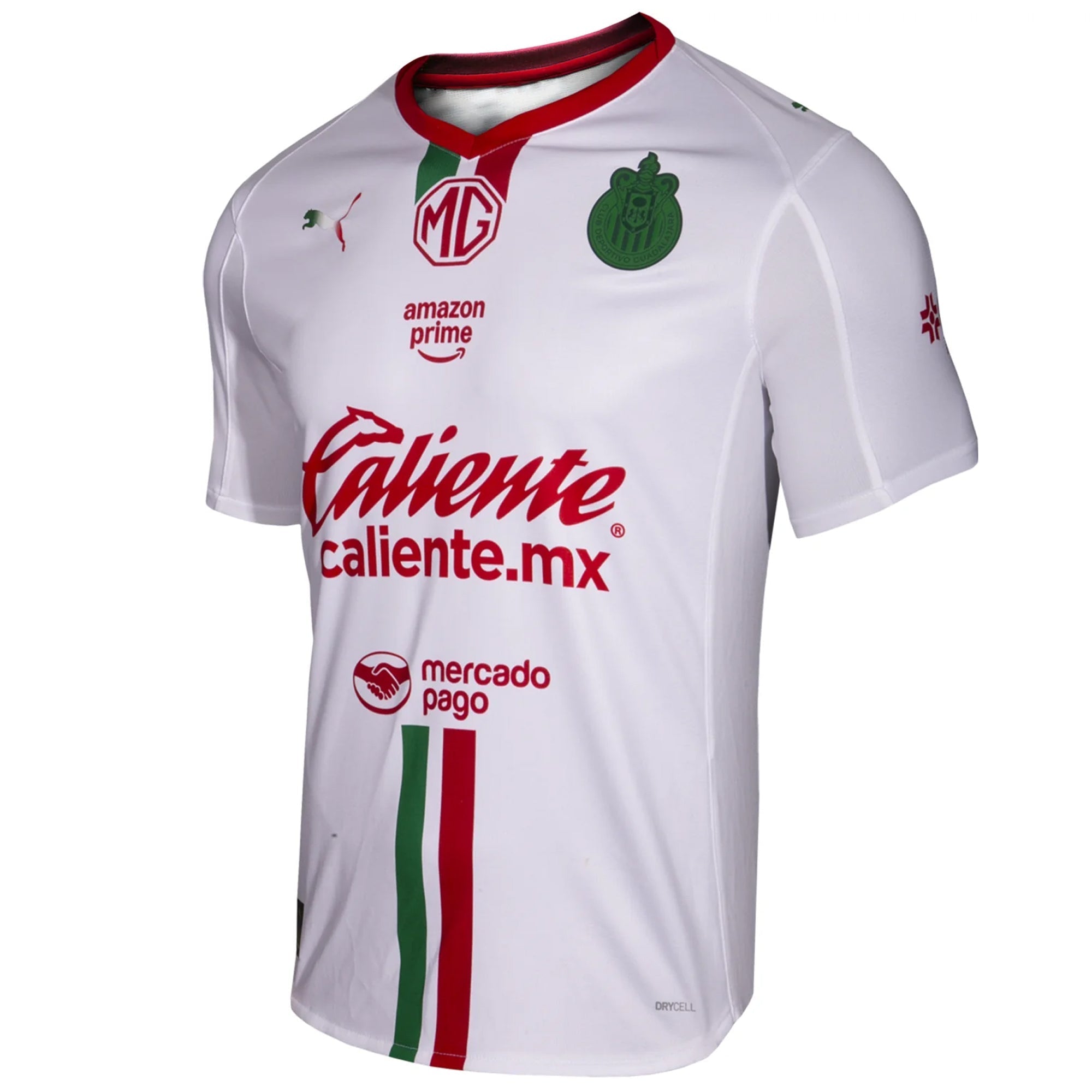 Puma Men's Chivas De Guadalajara Away Jersey 25/26 (Puma White/Red/Green)