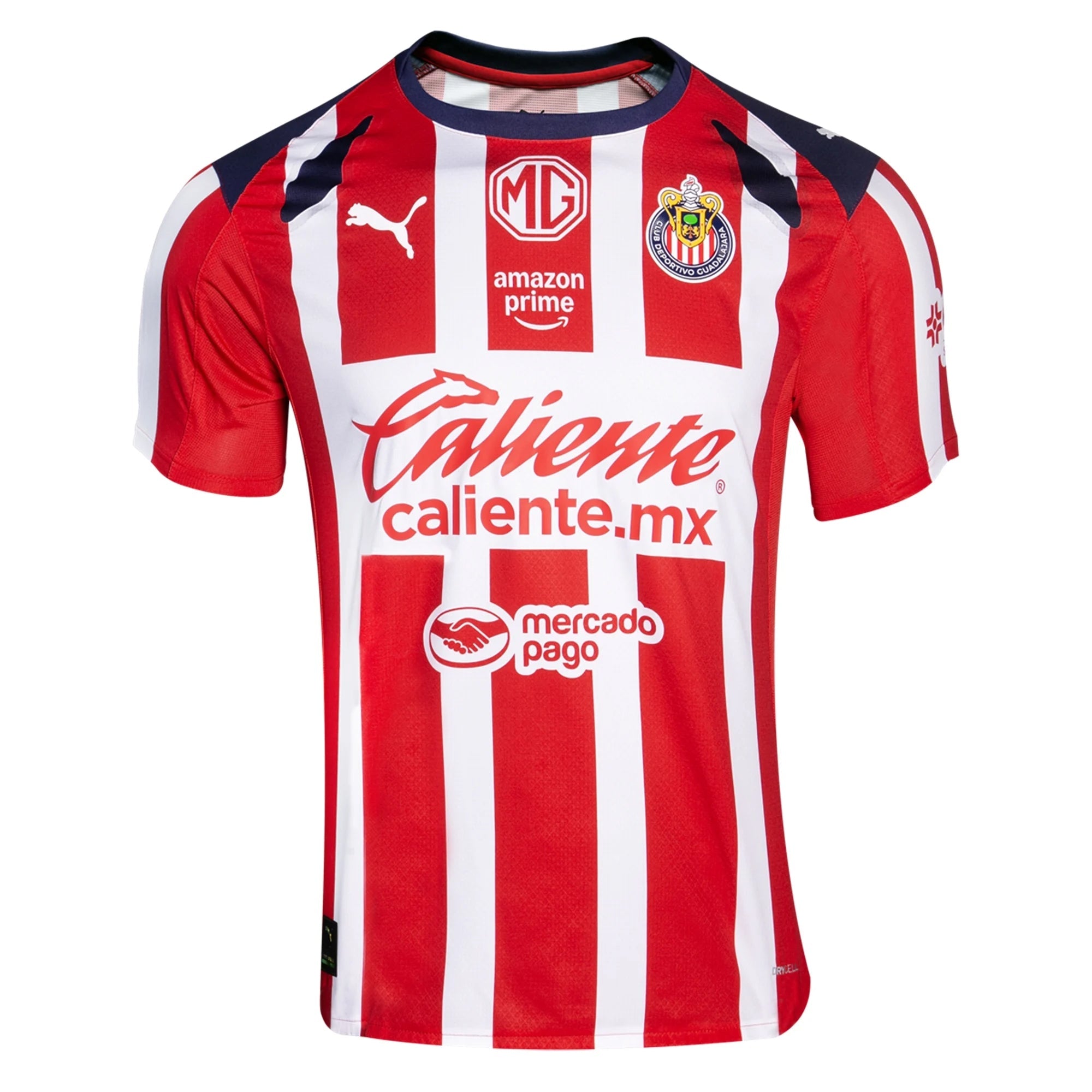 Puma Daniel Aguirre Men's Chivas De Guadalajara Home Jersey 25/26 (Puma Red/White)