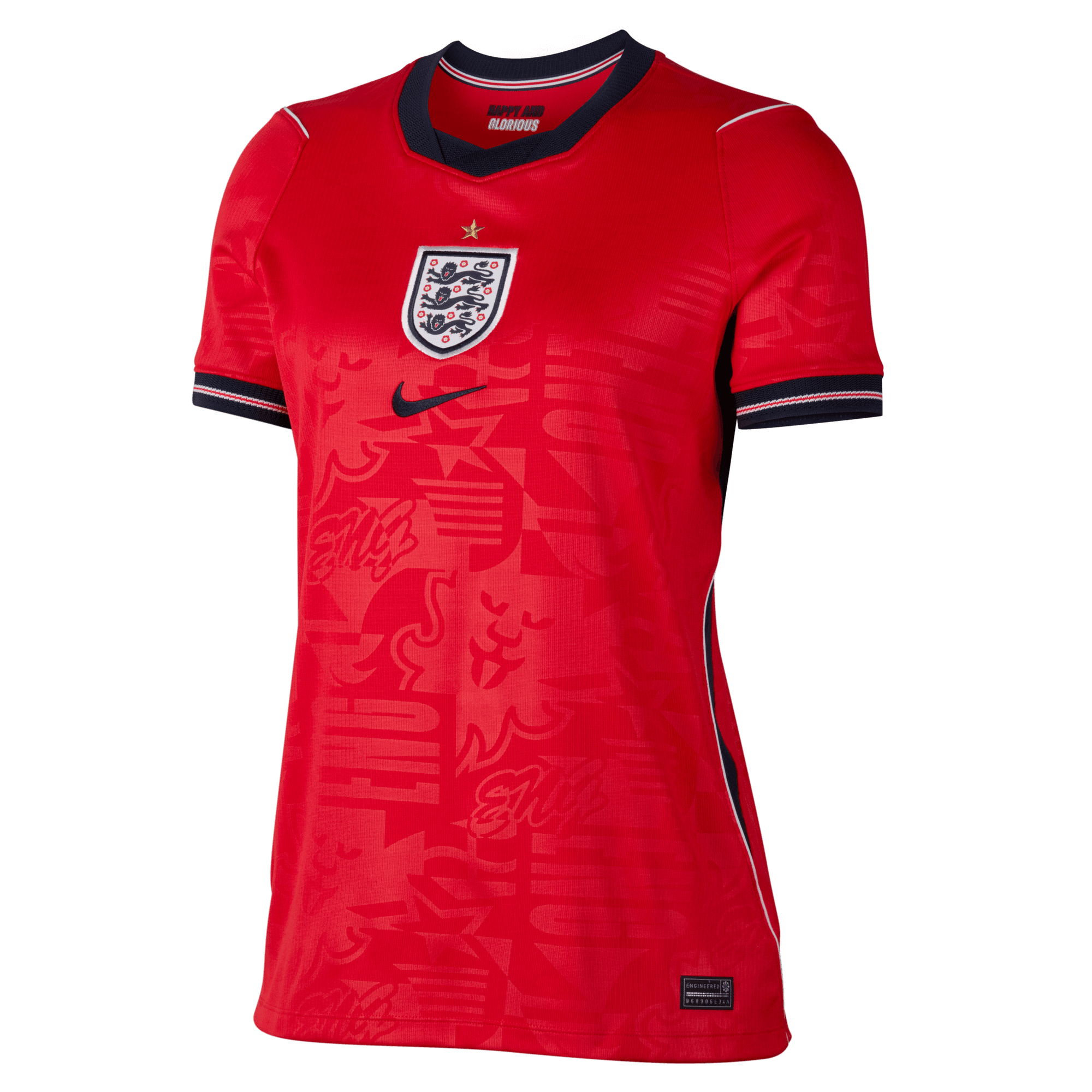 England Away Soccer Women Jersey World Cup 2026 - Red