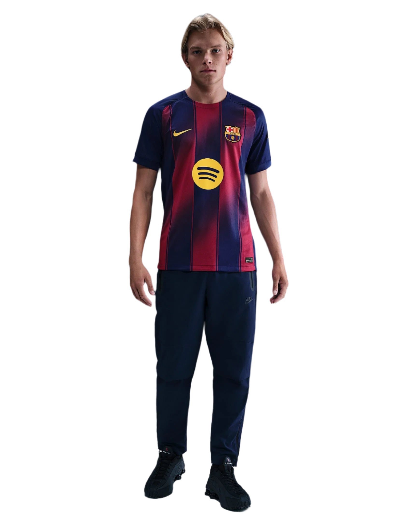 Nike M. Casado FC Barcelona Home Jersey 25/26 w/ Champions League Patches (Deep Royal Blue/Midwest Gold)