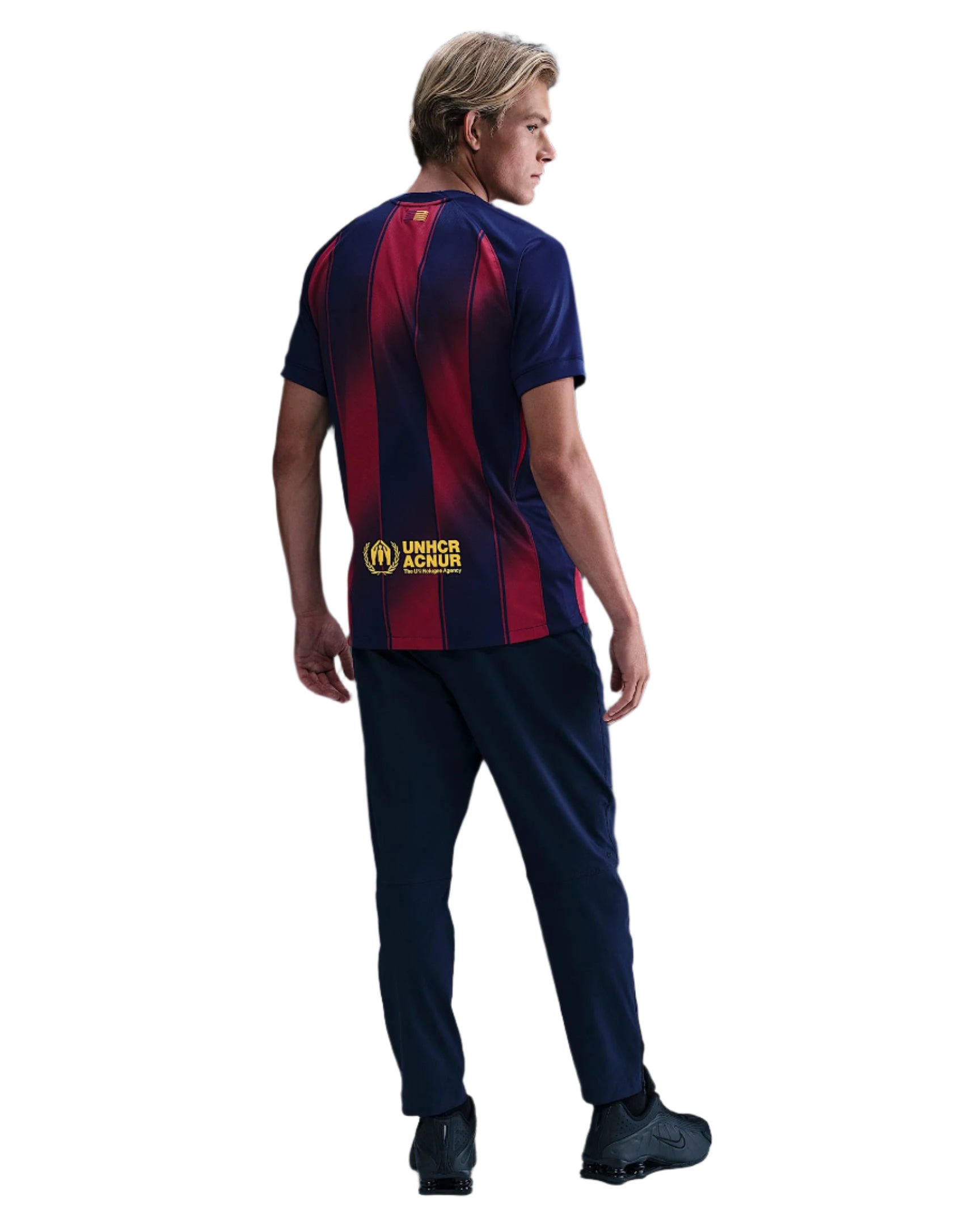 Nike Fermin FC Barcelona Home Jersey 25/26 w/ Champions League Patches (Deep Royal Blue/Midwest Gold)