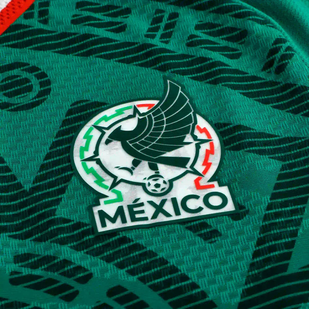 adidas Men's J. Sanchez Mexico Long-Sleeve Authentic Home Jersey 2026 (Bold Green)