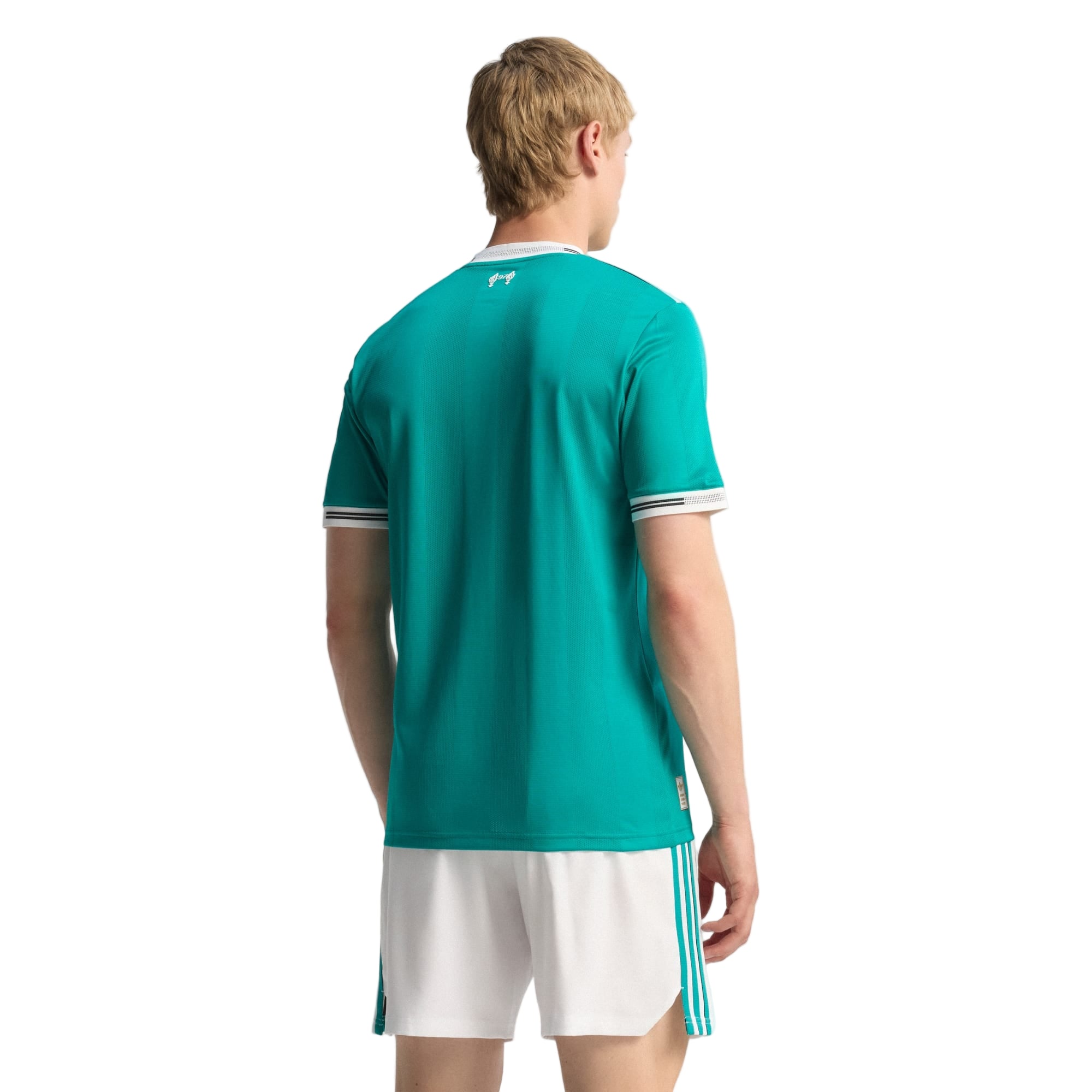 adidas Liverpool FC Authentic Hugo Ekitike Third Jersey w/ EPL + No Room For Racism Patches 25/26 (Sea Green)