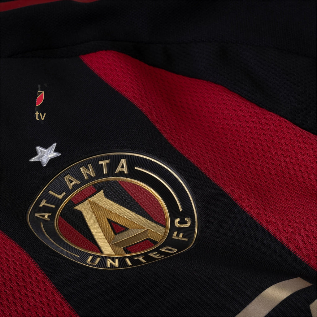 adidas Mateusz Klich Atlanta United Authentic Home Jersey w/ MLS Patches 25/26 (Red/Black)
