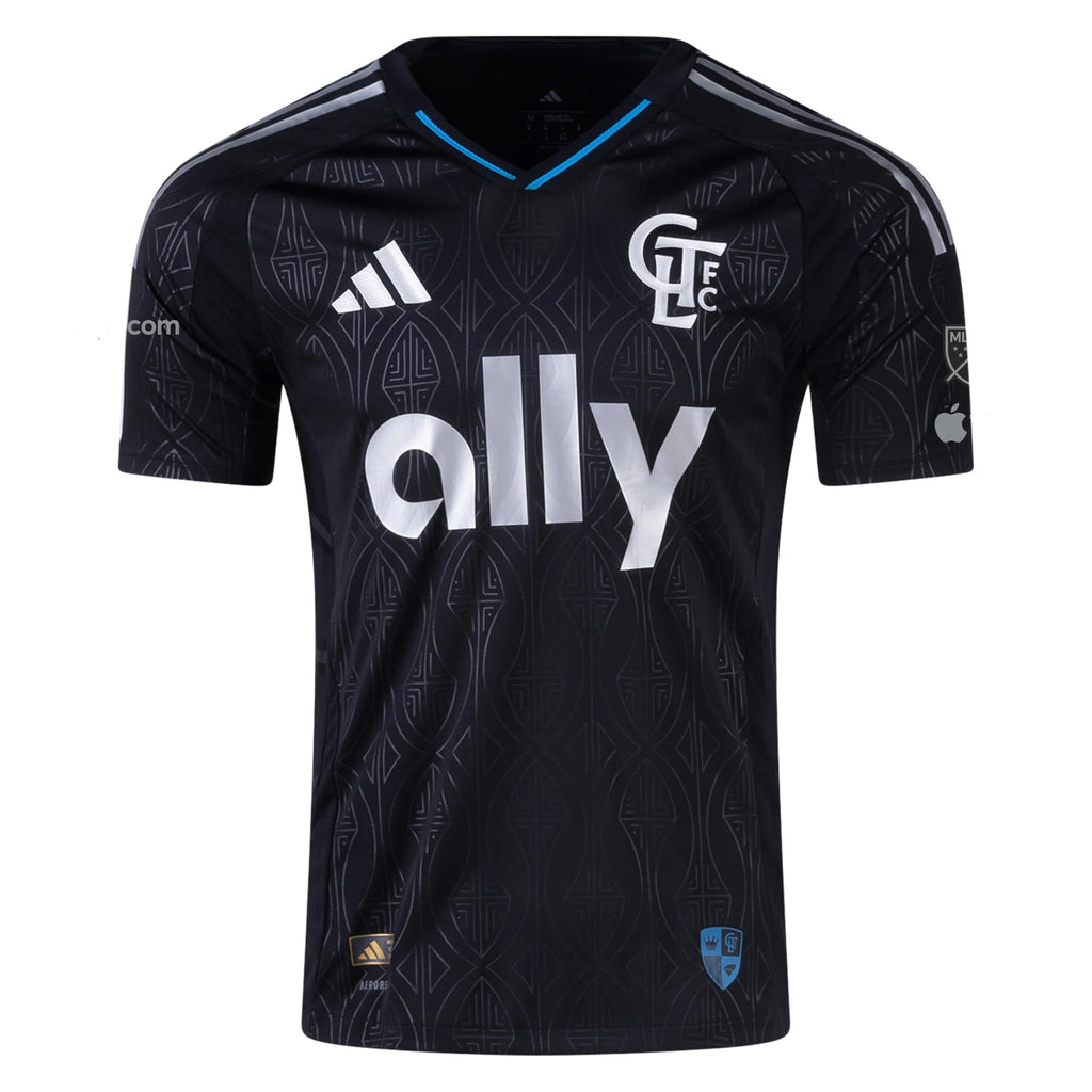 adidas Kerwin Vargas Charlotte FC Authentic Away Jersey 25/26 (Black)