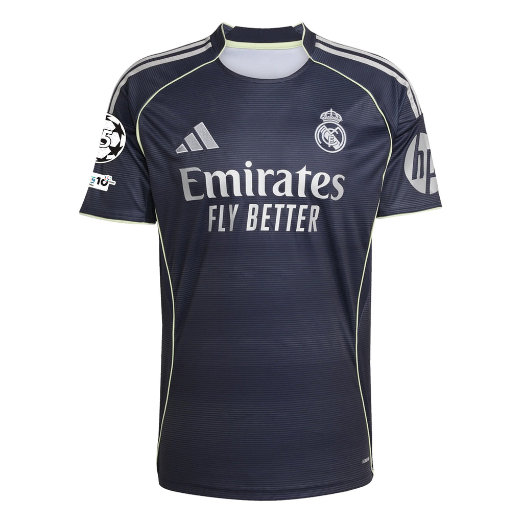 adidas F. Mendy Real Madrid 25/26 Away Jersey w/ Champions League Patches (Legend Ink)