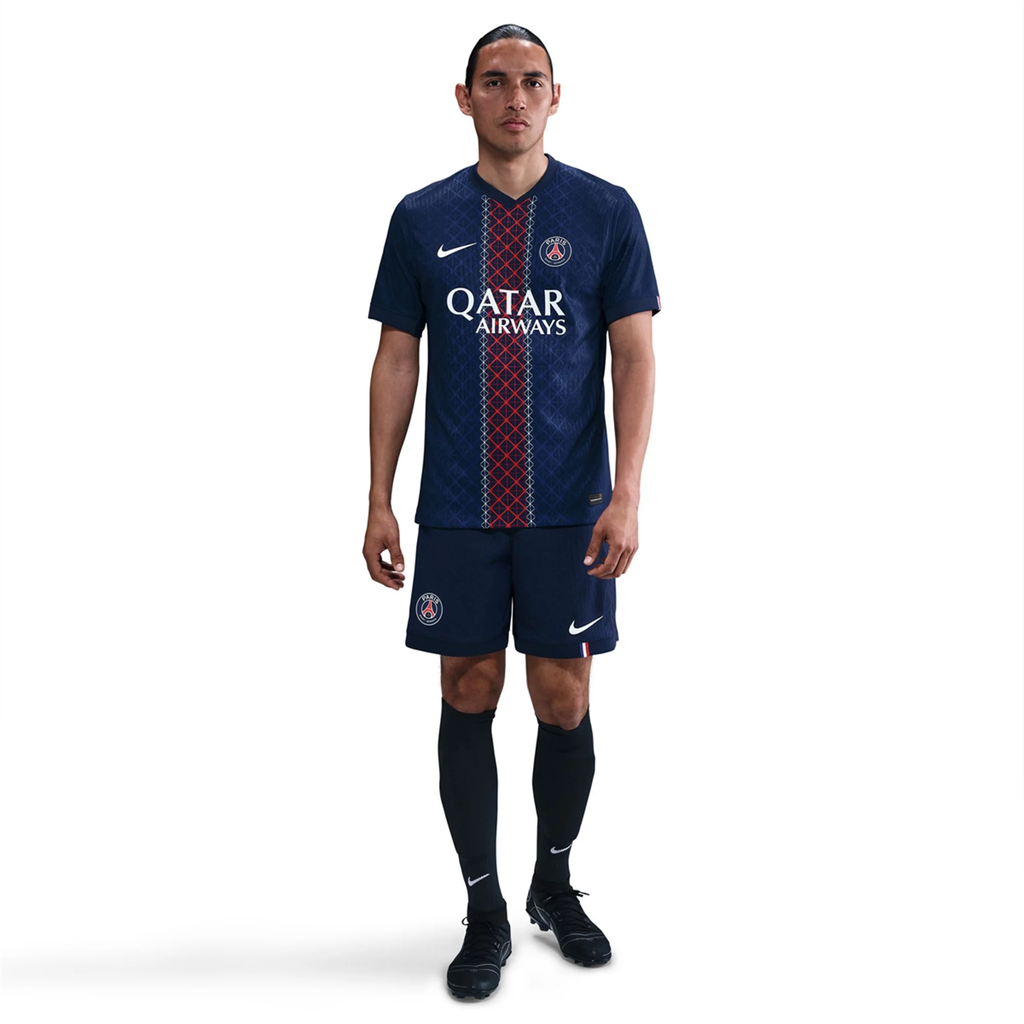Nike Men's Fabian Paris Saint-Germain Authentic Home Jersey 25/26 w/ Champions League Patches (Navy)