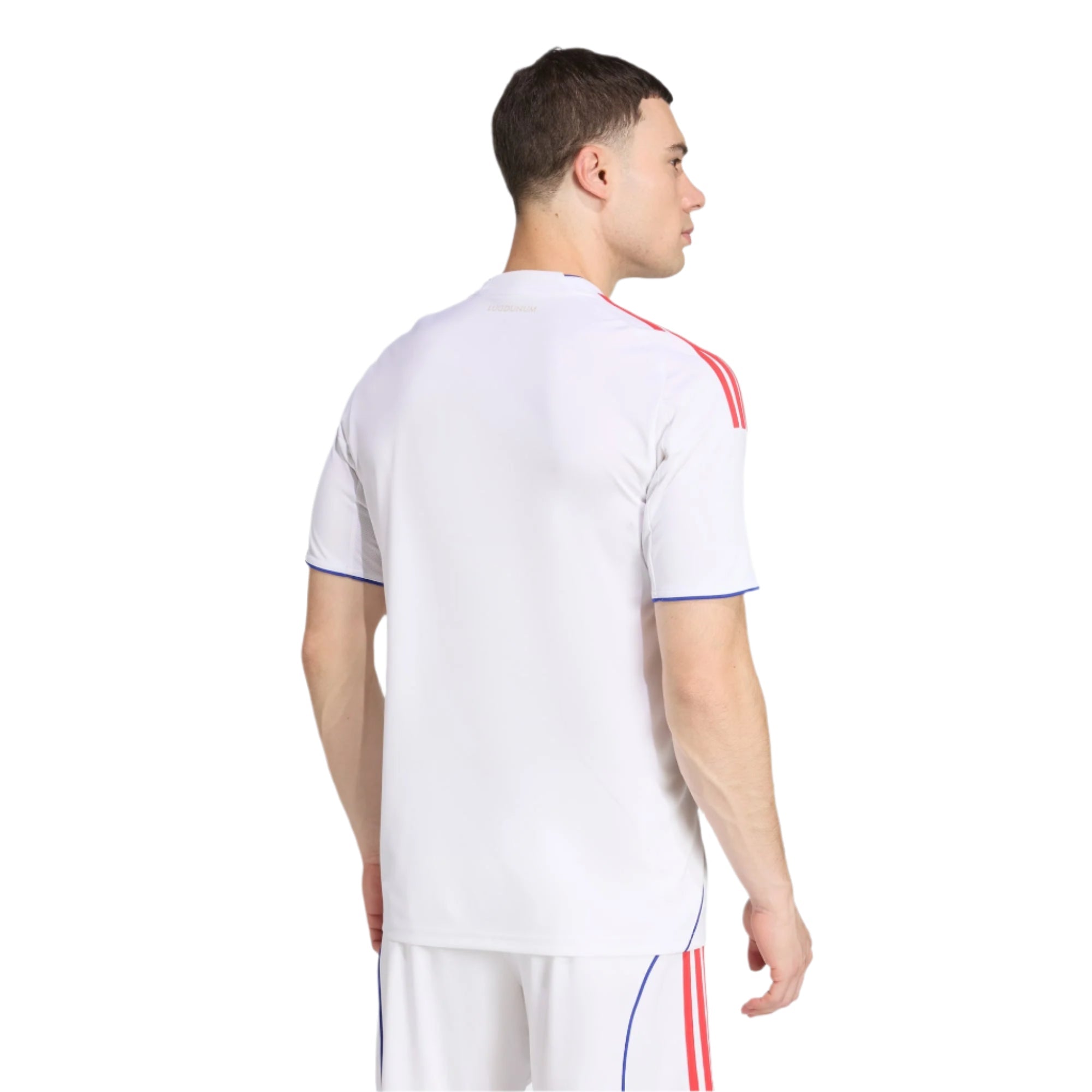 adidas Men's Olympique Lyonnais Home Jersey 25/26 (White)