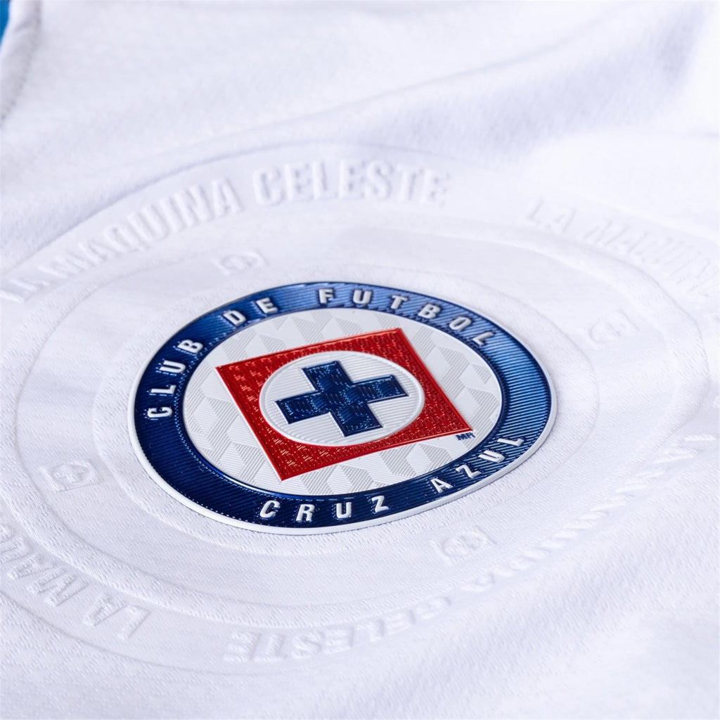 Pirma Jesus Chiquete Orozco Cruz Azul Away Jersey 24/25 (White/Blue)