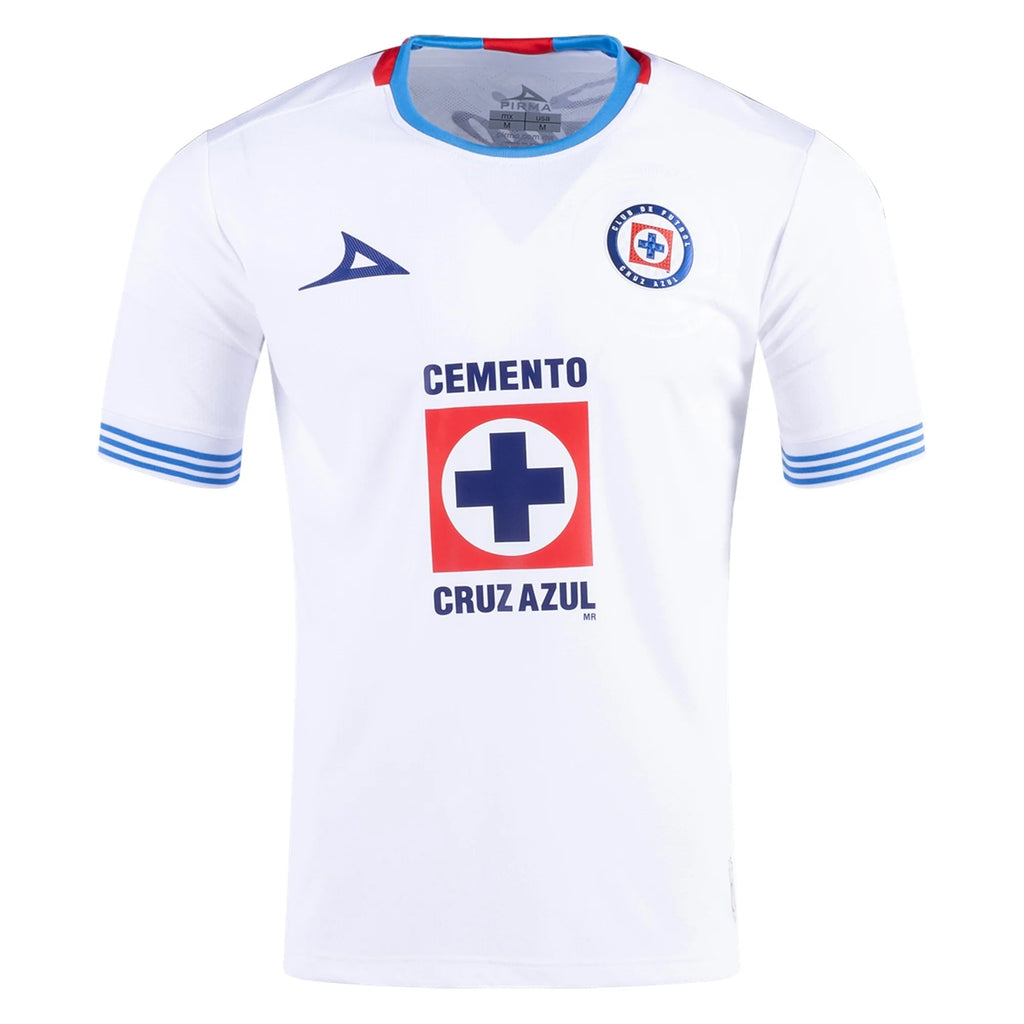 Pirma Amaury Morales Cruz Azul Away Jersey 24/25 (White/Blue)