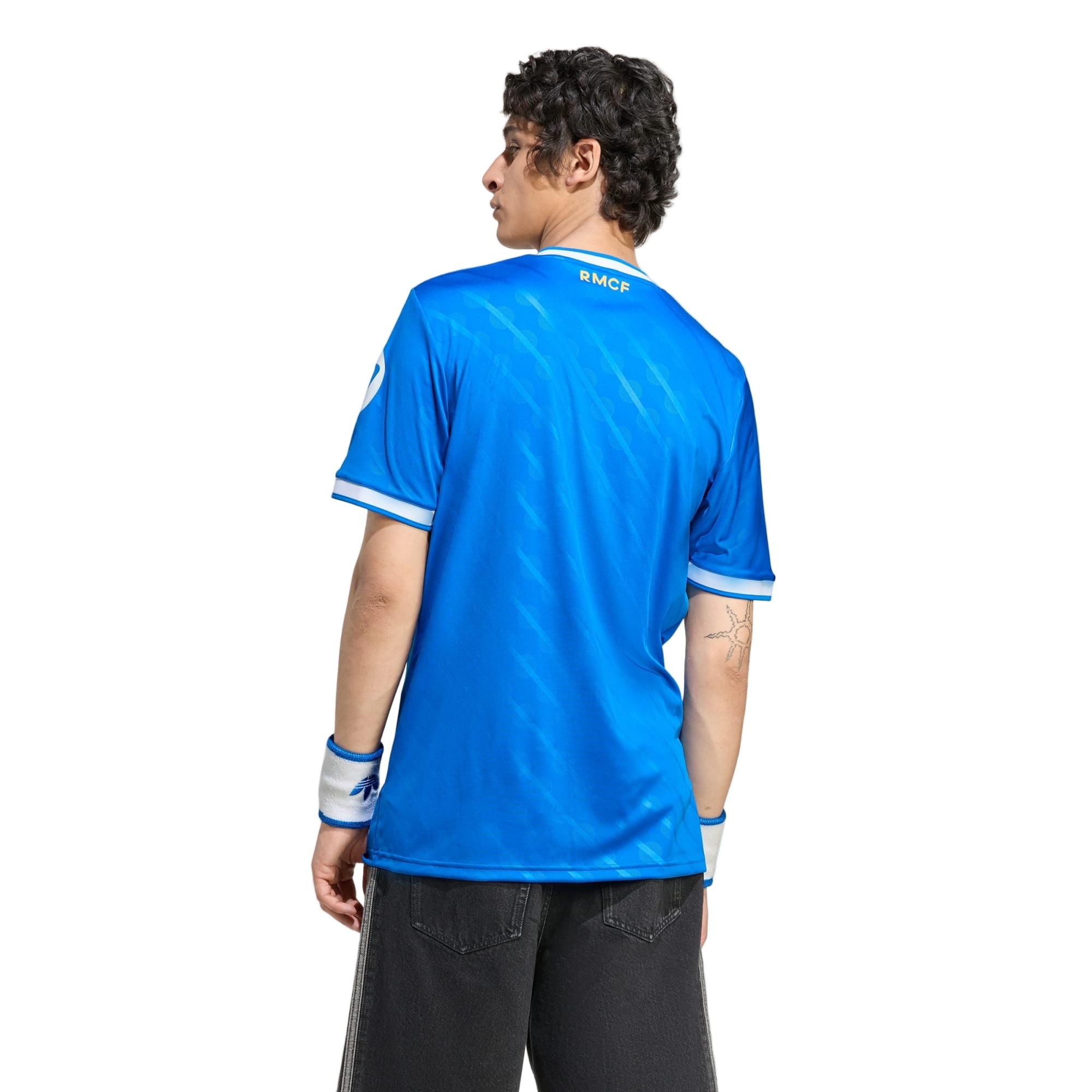 adidas Asencio Men's Real Madrid Third Jersey 25/26 w/ Champions League Patches (Blue/White)