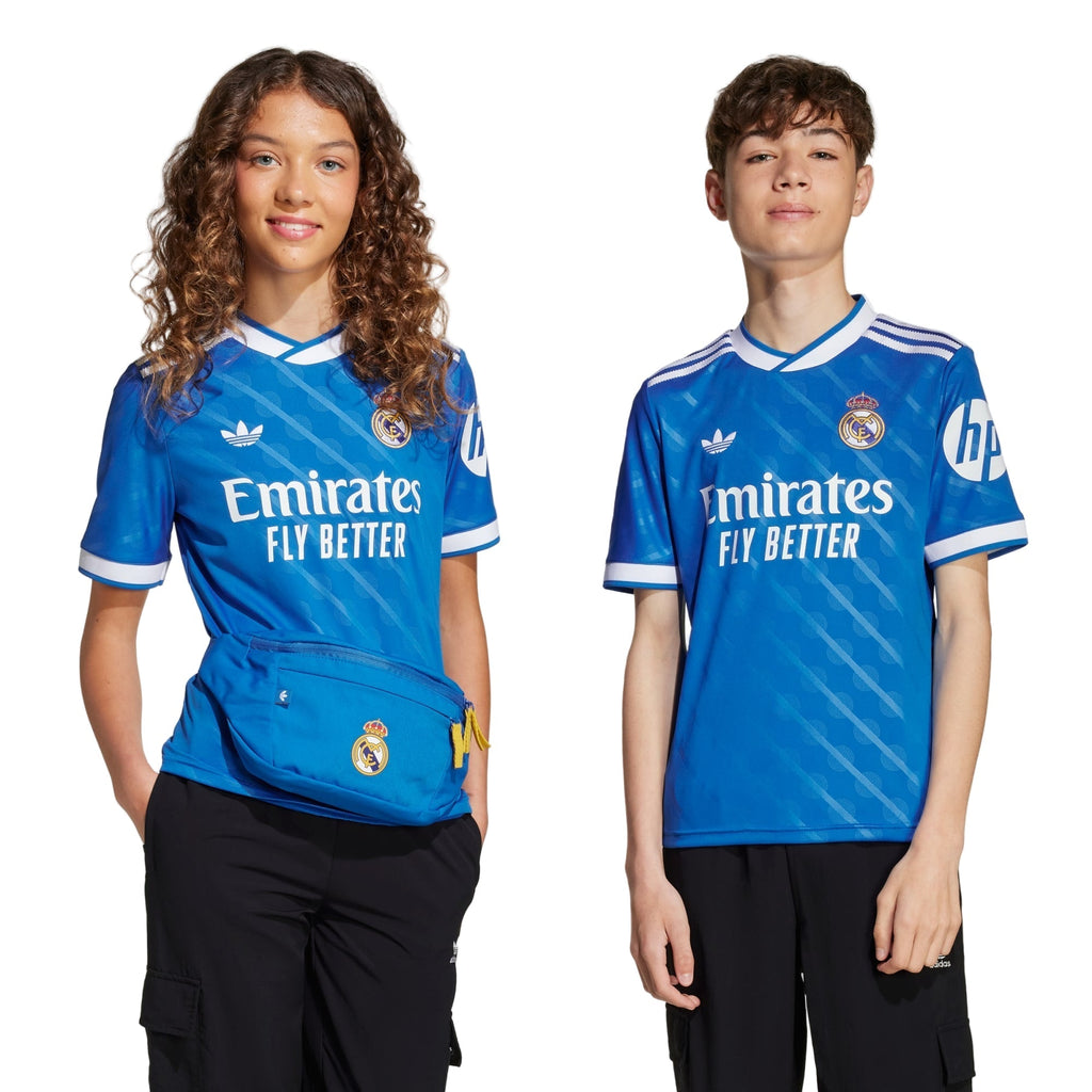 adidas Youth Real Madrid Third Jersey 25/26 (Blue)
