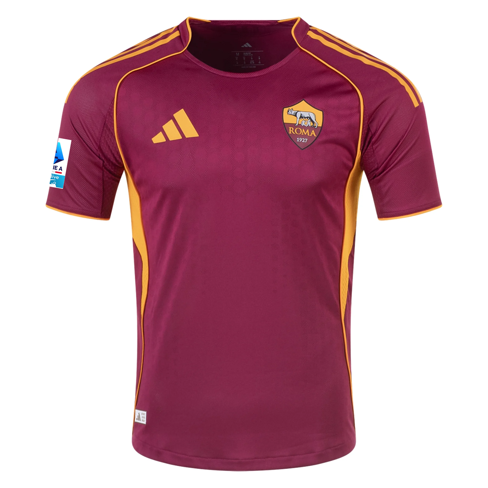 adidas Roma Authentic Evan Ferguson Home Jersey w/ Serie A Patch 25/26 (Burgundy)