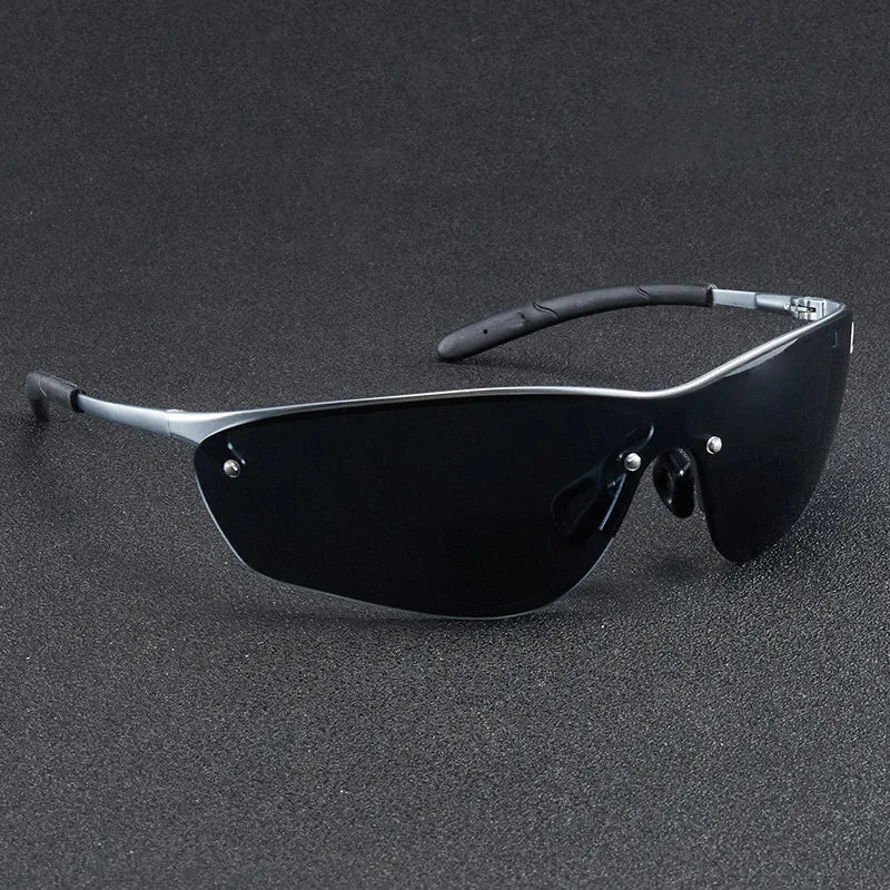 Fashion Men Bifocal Sunglasses Dual-use Far Near Reading glasses Silver Spring Frame Sports Goggles +100 +150 +200 +250 +300
