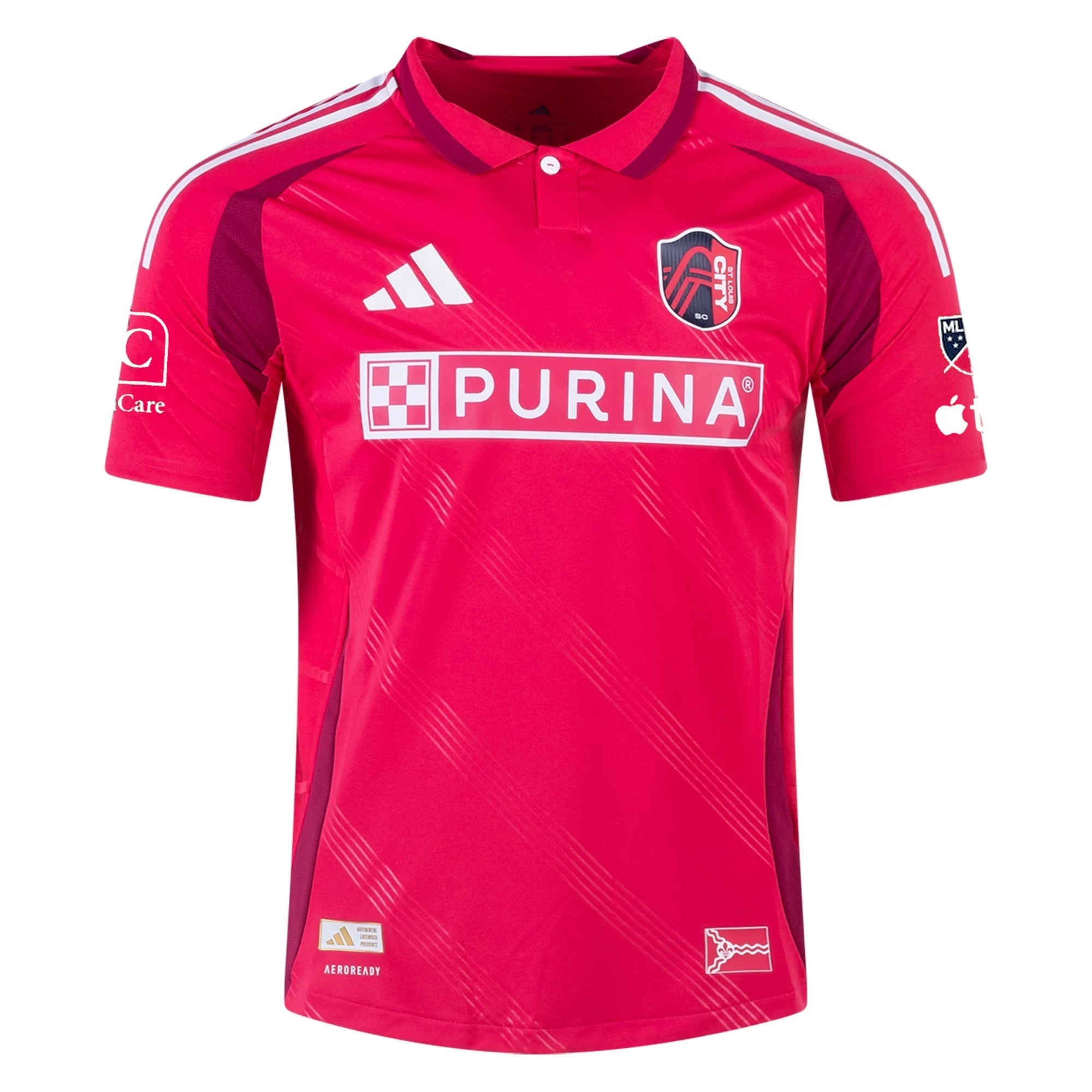 adidas Xande Silva St. Louis FC Authentic Home Jersey 25/26 (Power Pink)