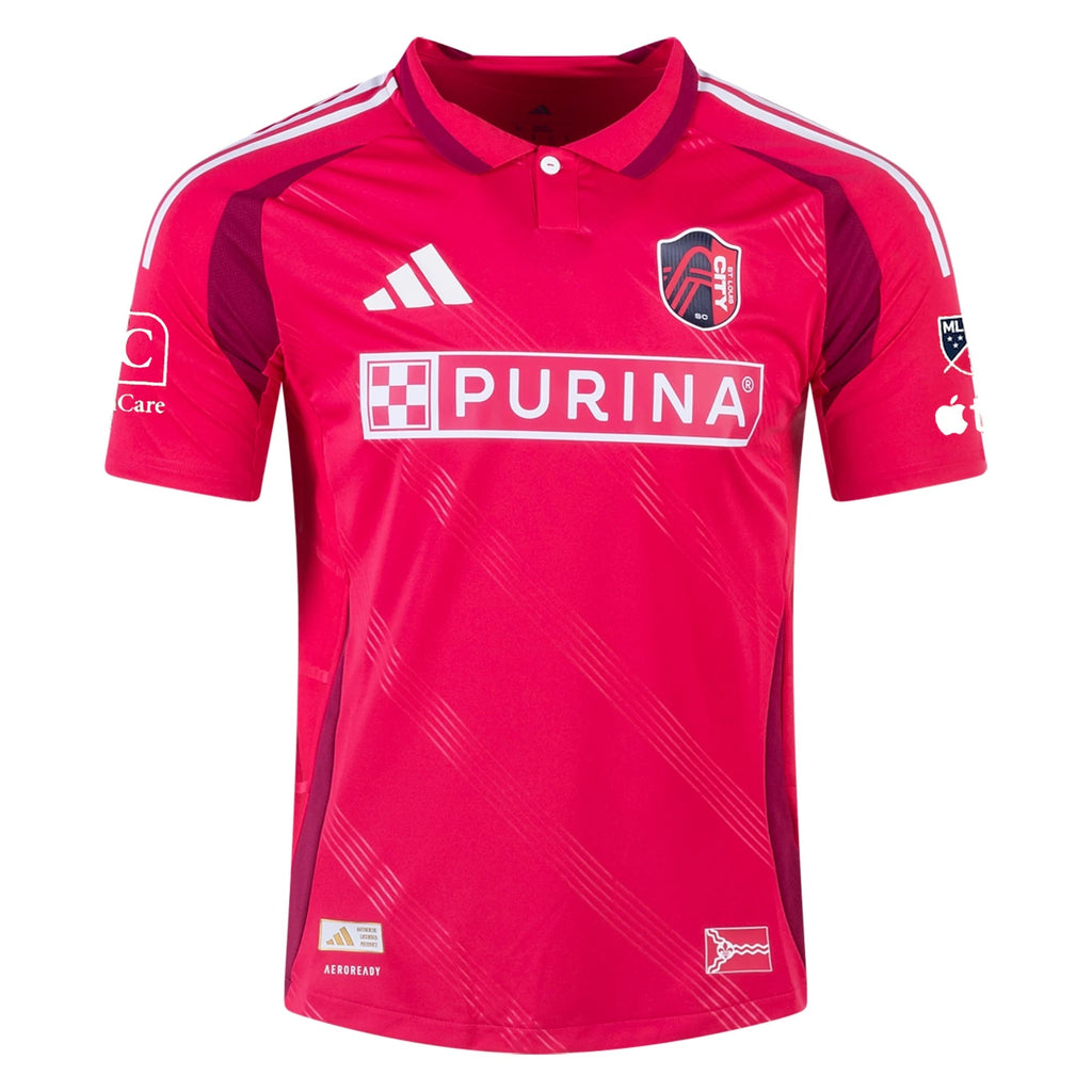adidas Michael Wentzel St. Louis FC Authentic Home Jersey 25/26 (Power Pink)