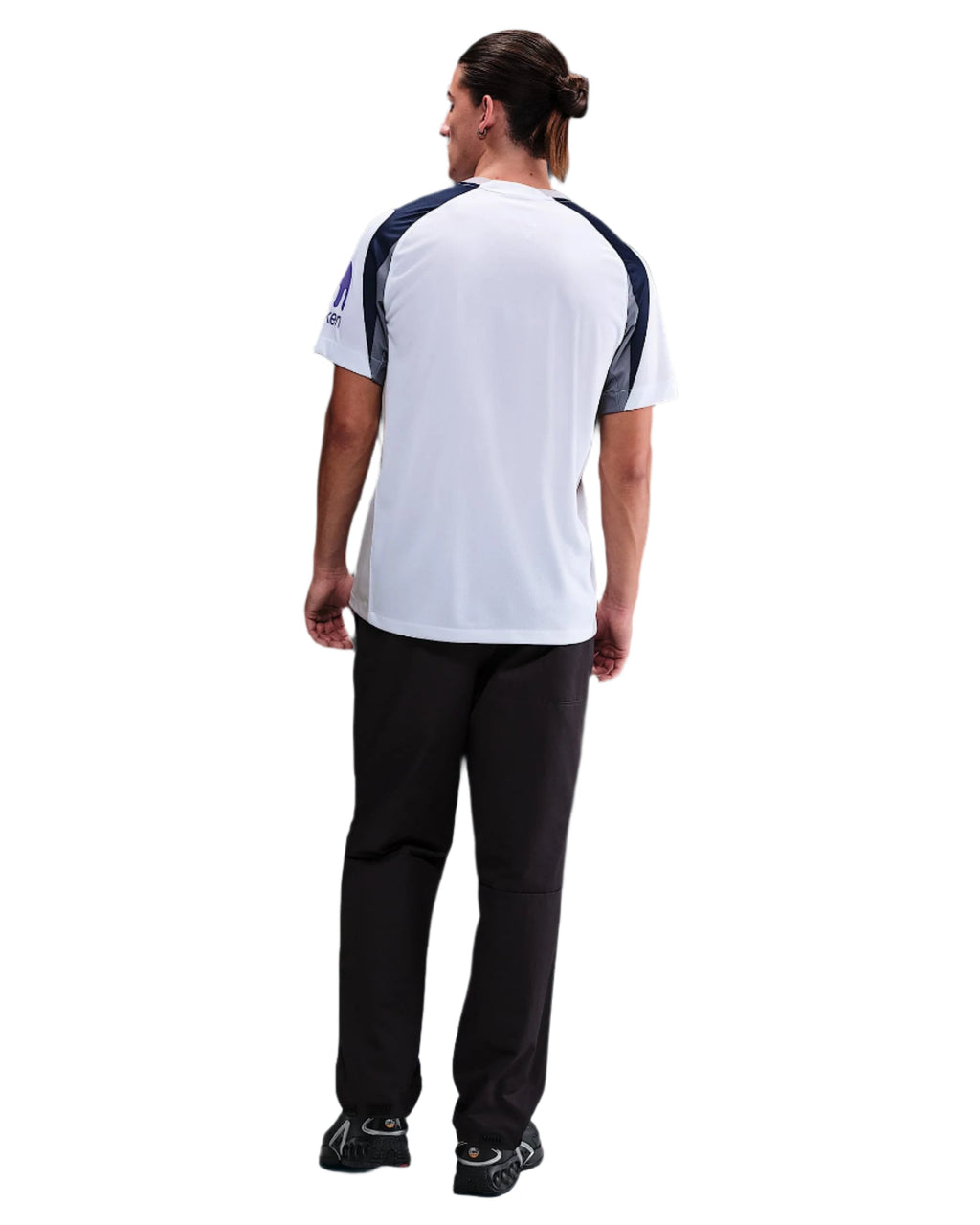 Nike Kulusevski Tottenham Hotspurs Home Jersey w/ EPL + No Room For Racism Patch 25/26 (White/Iron/Binary Blue)