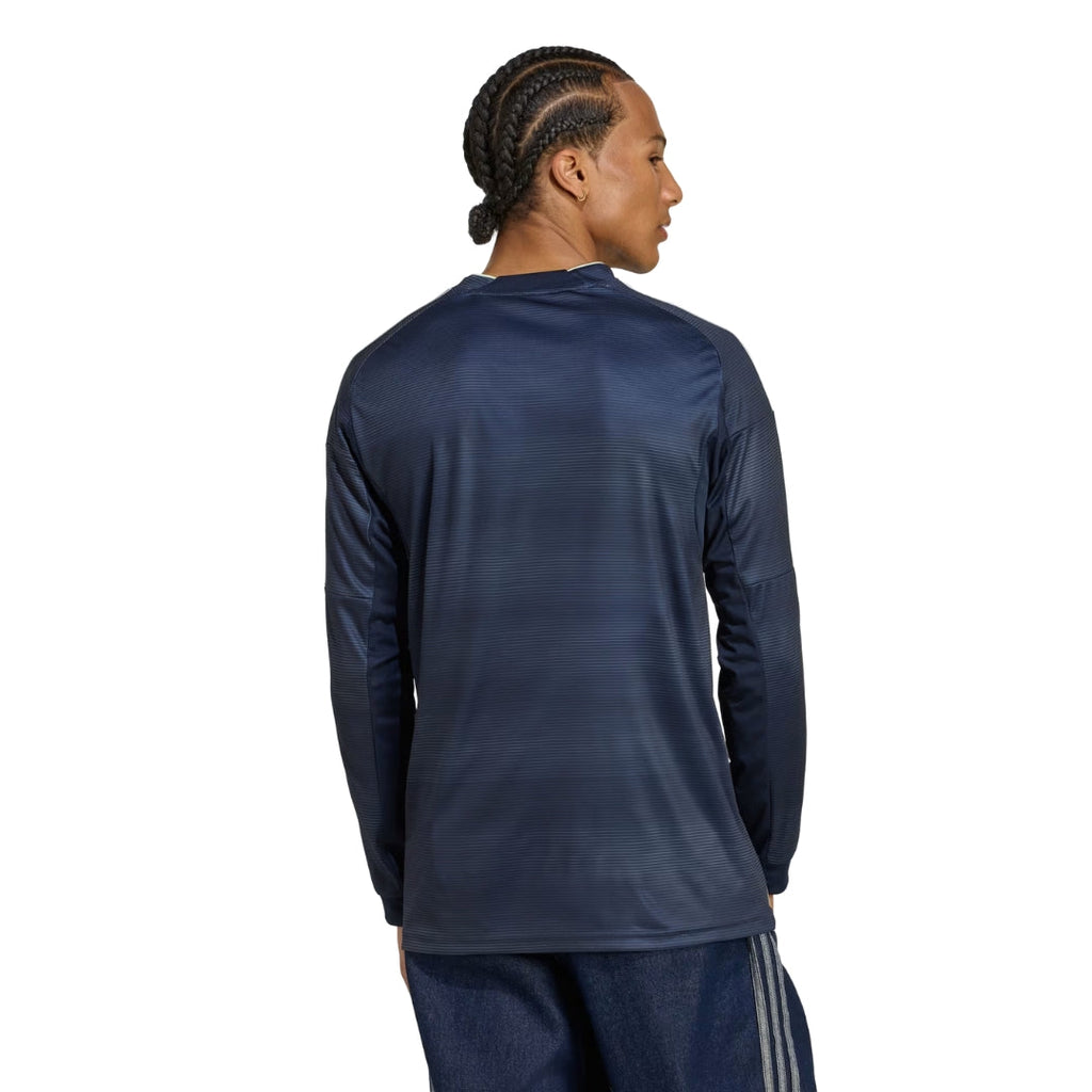adidas Real Madrid Valverde Long Sleeve Away Jersey w/ Champions League Patches 25/26 (Legend Ink)