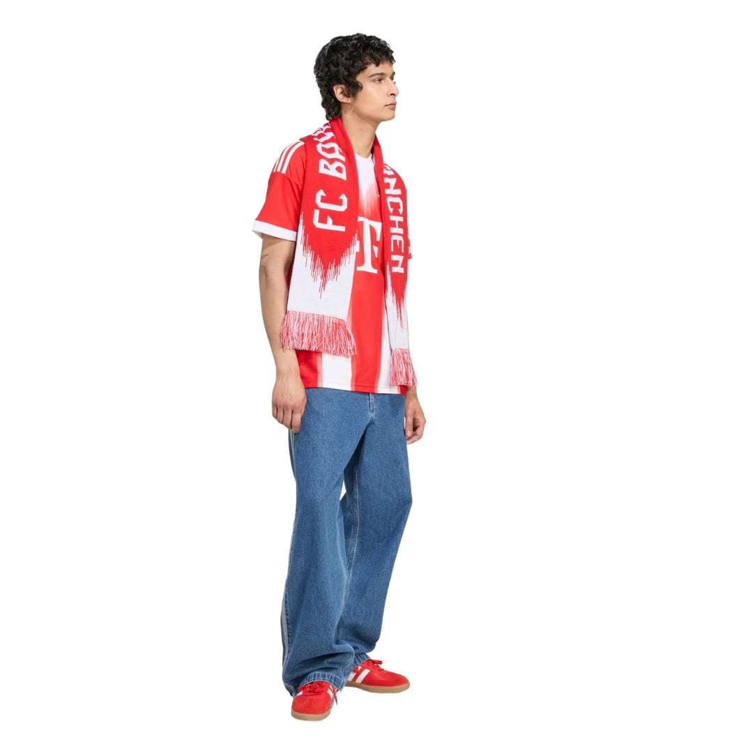 adidas Bayern Munich Minjae Home Jersey w/ Champions League Patches 25/26 (Red)