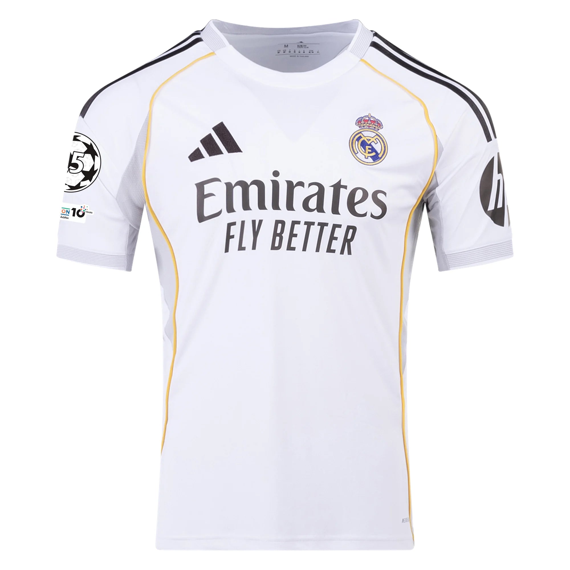 adidas Francisco José García Torres Real Madrid 25/26 Home Jersey w/ Champions League Patches (White)