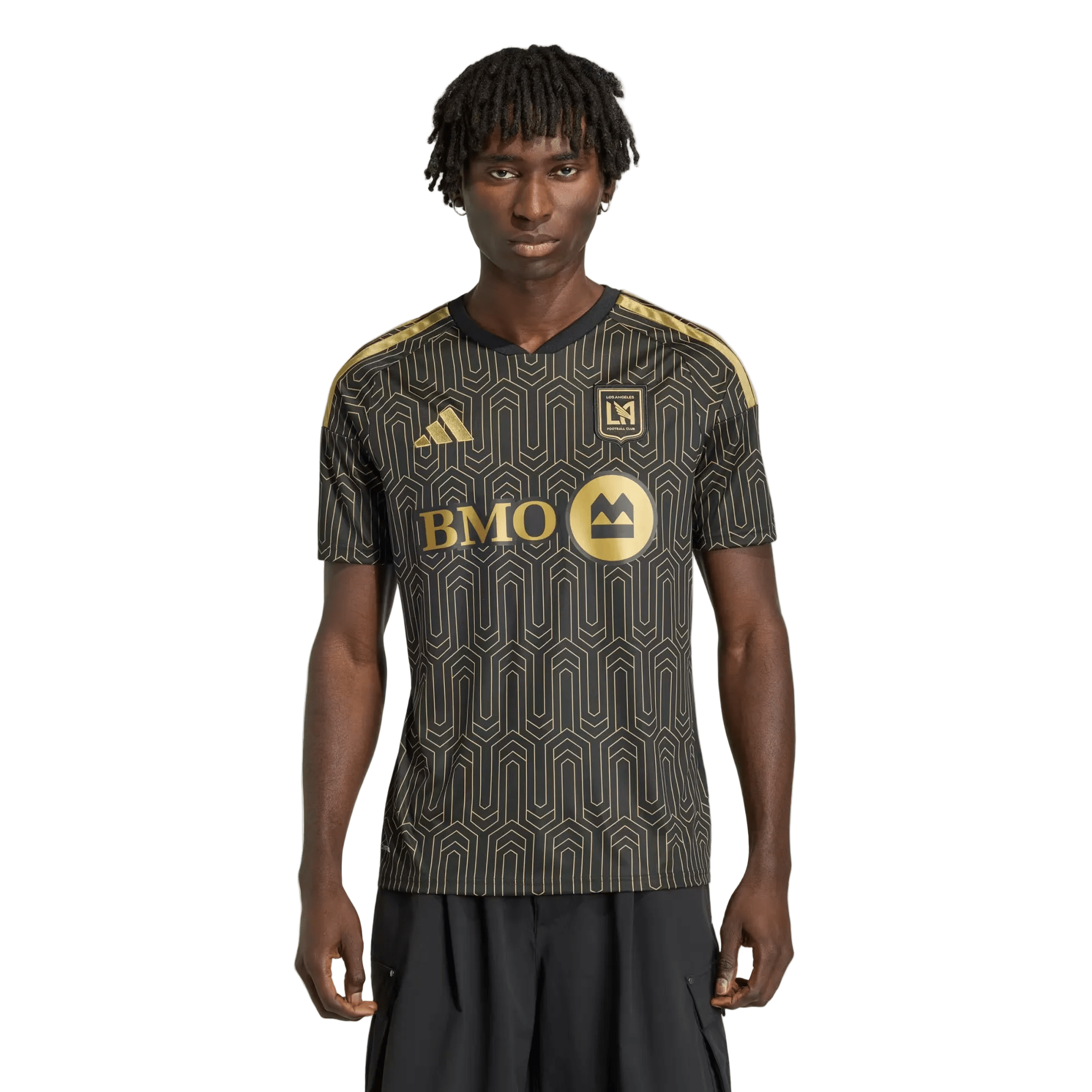 adidas Men's Ordaz LAFC Stadium Home Jersey 26/27 (Black/Gold)