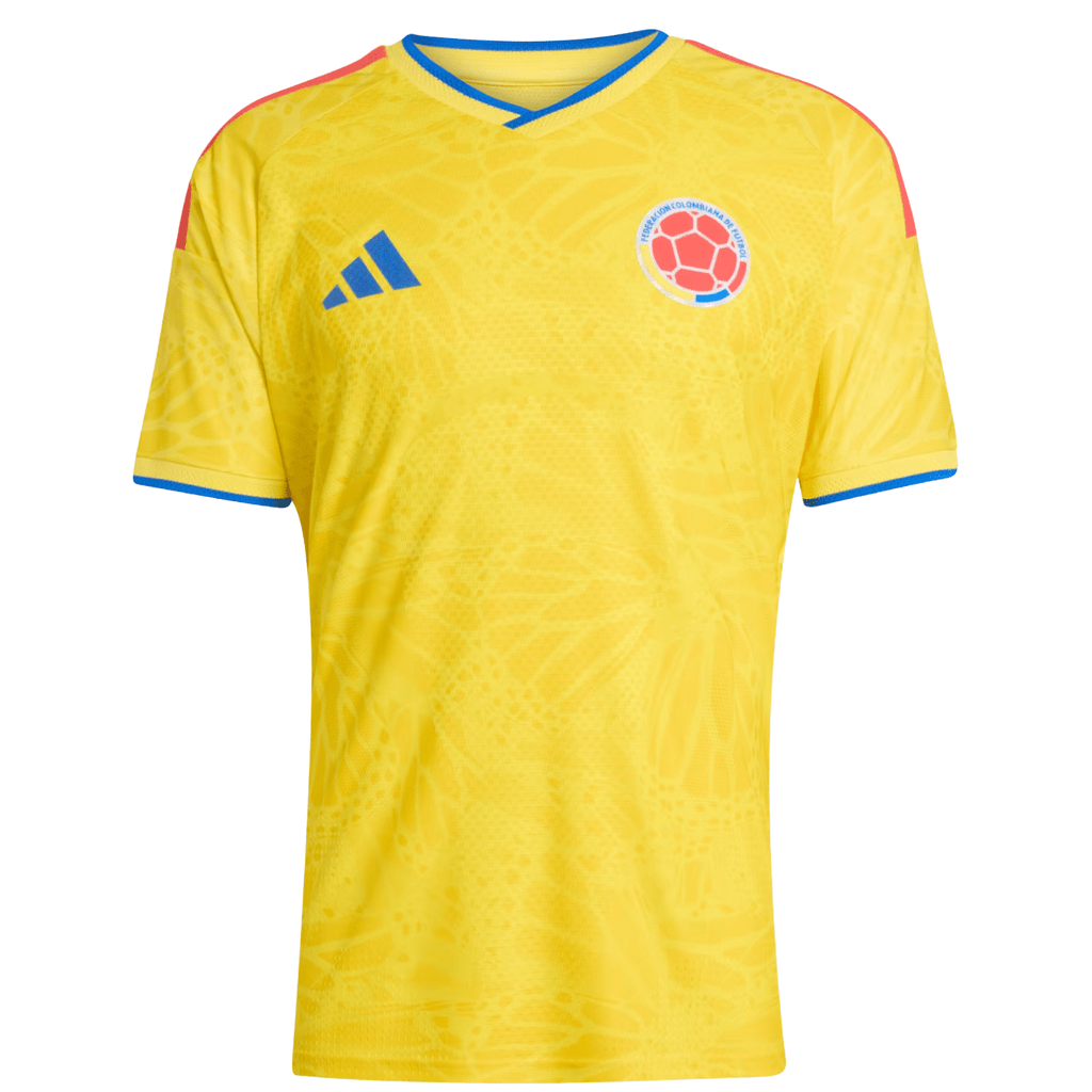 adidas Men's Rios Colombia 2026 Authentic Home Jersey (Impact Yellow)
