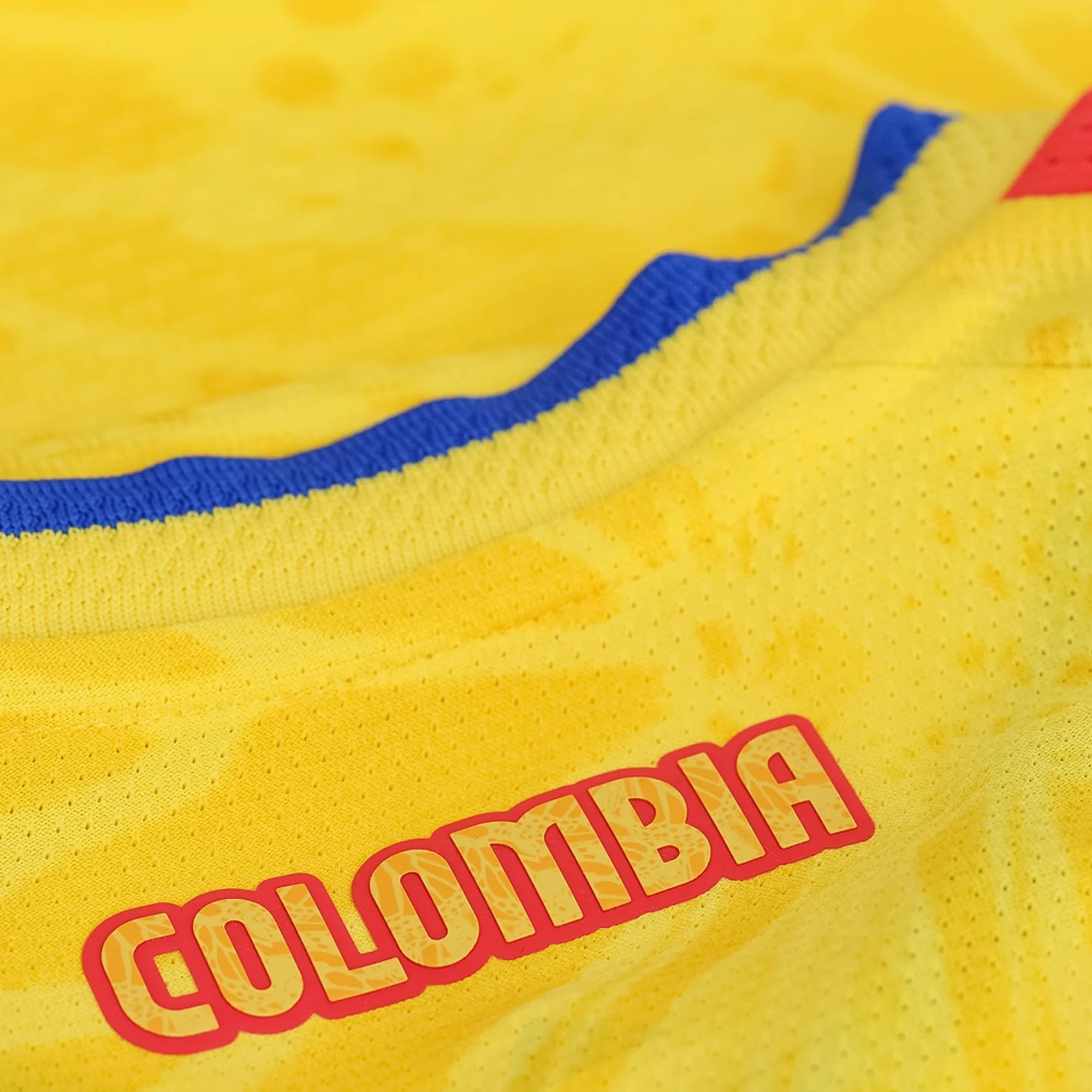 adidas Men's Machado Colombia 2026 Authentic Home Jersey (Impact Yellow)