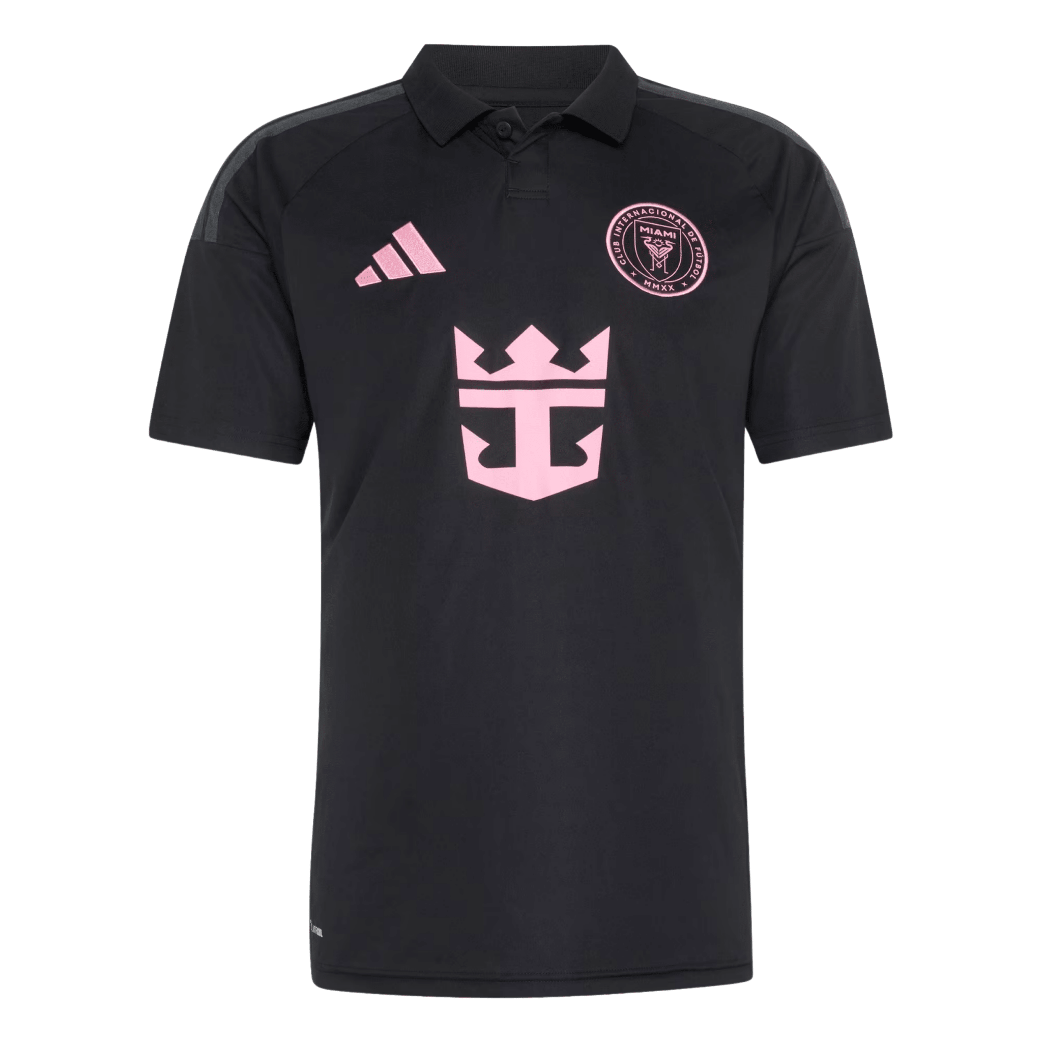 adidas Men's Morales Inter Miami CF 26/27 Away Jersey (Black/Pink)