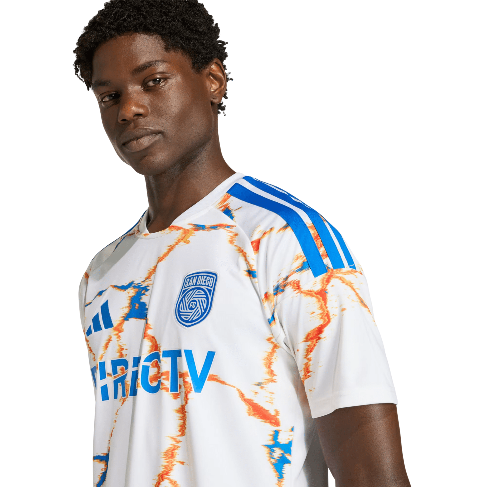 adidas Men's Sisniega San Diego FC 26/27 Away Stadium Jersey (White)