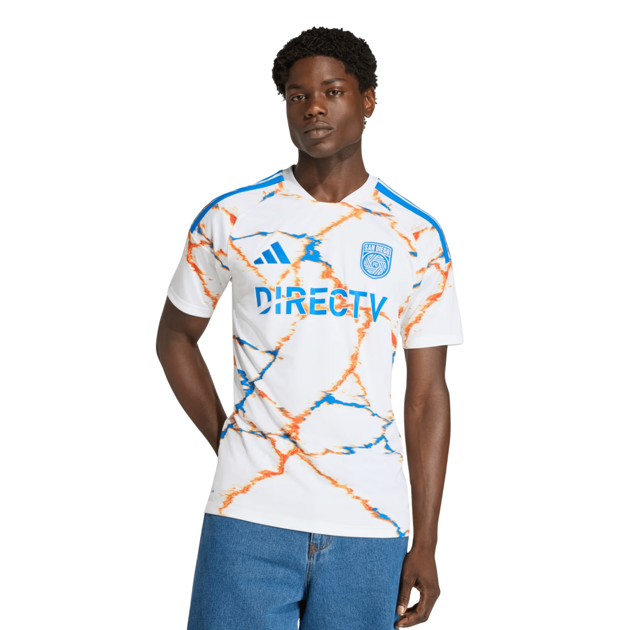 adidas Men's Pellegrino San Diego FC 26/27 Away Stadium Jersey (White)