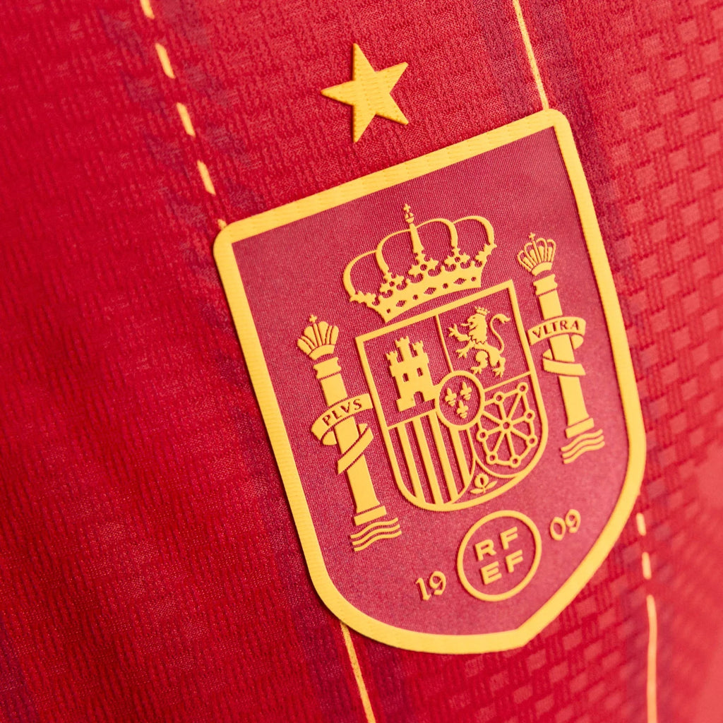 adidas Men's Raya Spain Authentic World Cup Home Jersey 2026 (Vivid Red)