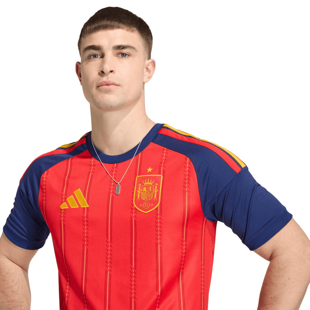 adidas Men's Remiro Spain World Cup Home Jersey 2026 (Vivid Red)