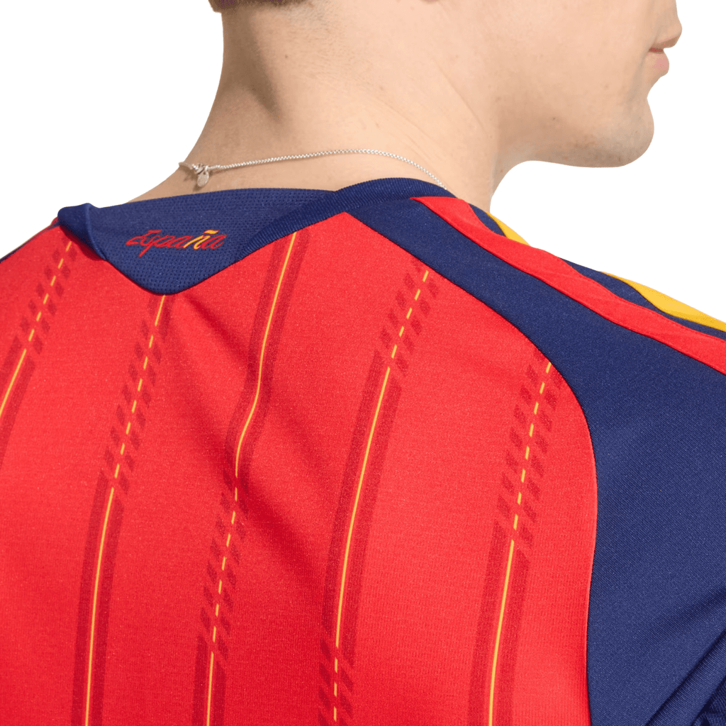 adidas Men's Olmo Spain World Cup Home Jersey 2026 (Vivid Red)