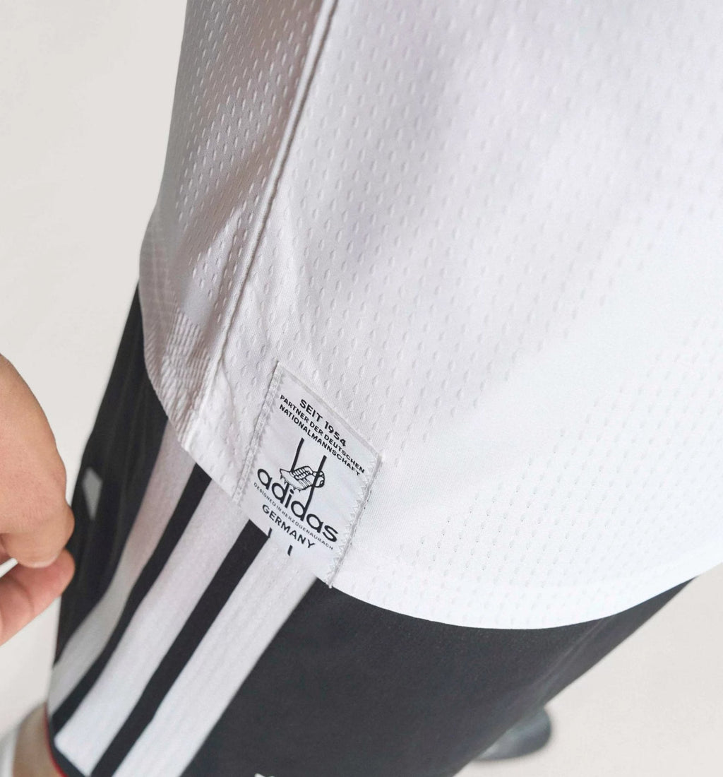 adidas Men's Kimmich Germany Authentic Home World Cup Jersey 2026 (White/Black)
