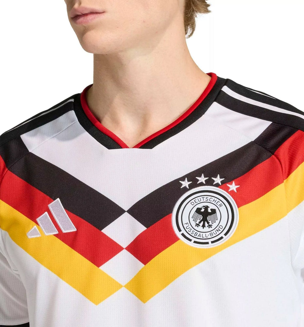 adidas Men's Raum Germany Home World Cup Jersey 2026 (White/Black)