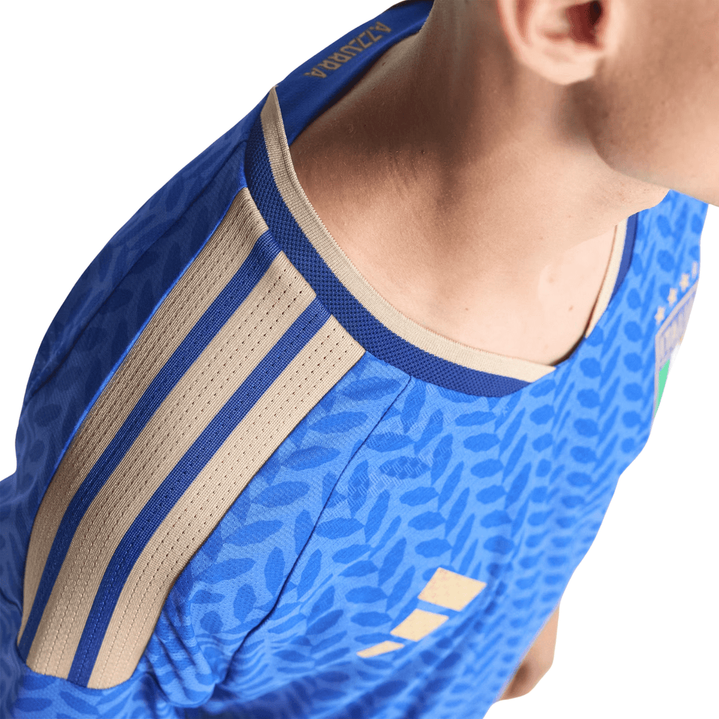 adidas Men's Frattesi Italy 2026 Authentic Home Jersey (Bold Blue)