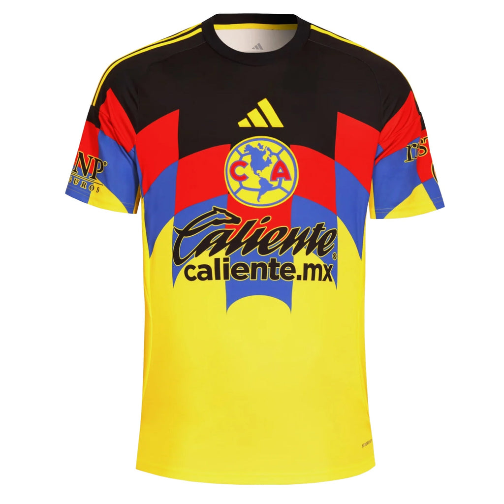 adidas Men's J. Dos Santos Club America Home Jersey 25/26 (Yellow)