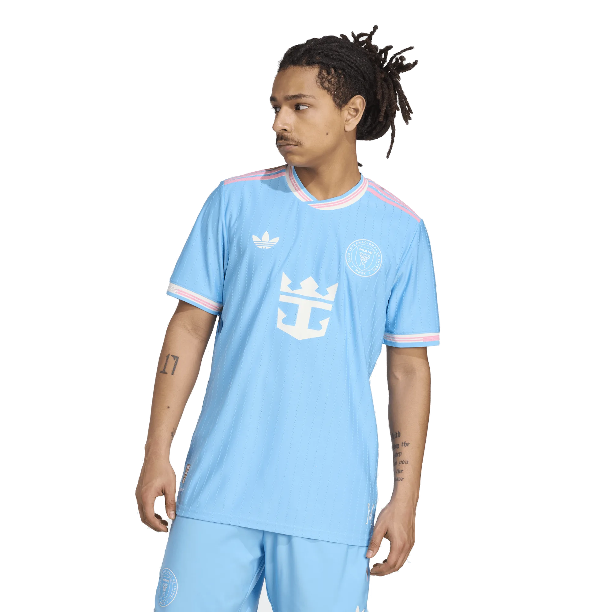 adidas Weigandt Inter Miami Authentic Third Jersey 25/26 (Blue/Pink)