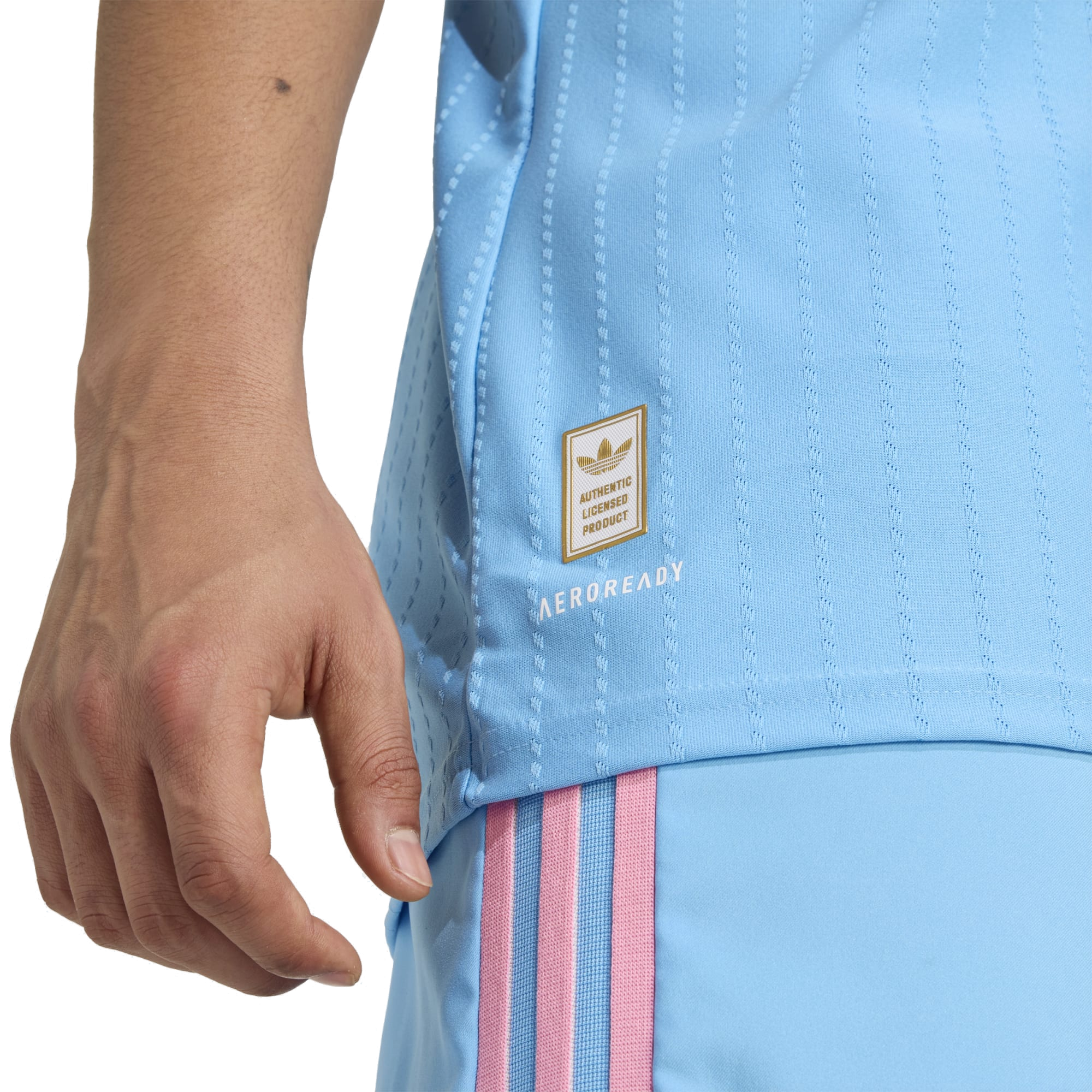 adidas Alba Inter Miami Authentic Third Jersey 25/26 (Blue/Pink)