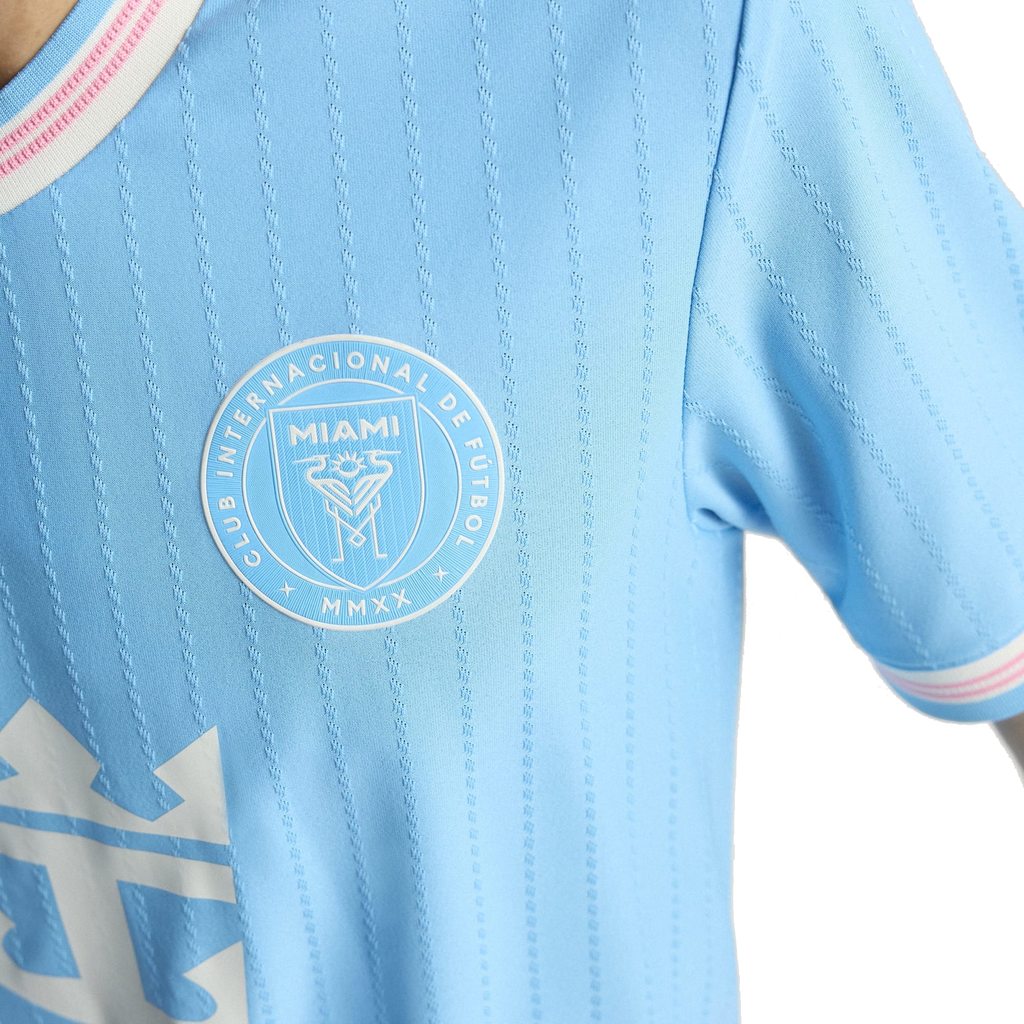 adidas Hall Inter Miami Authentic Third Jersey 25/26 (Blue/Pink)